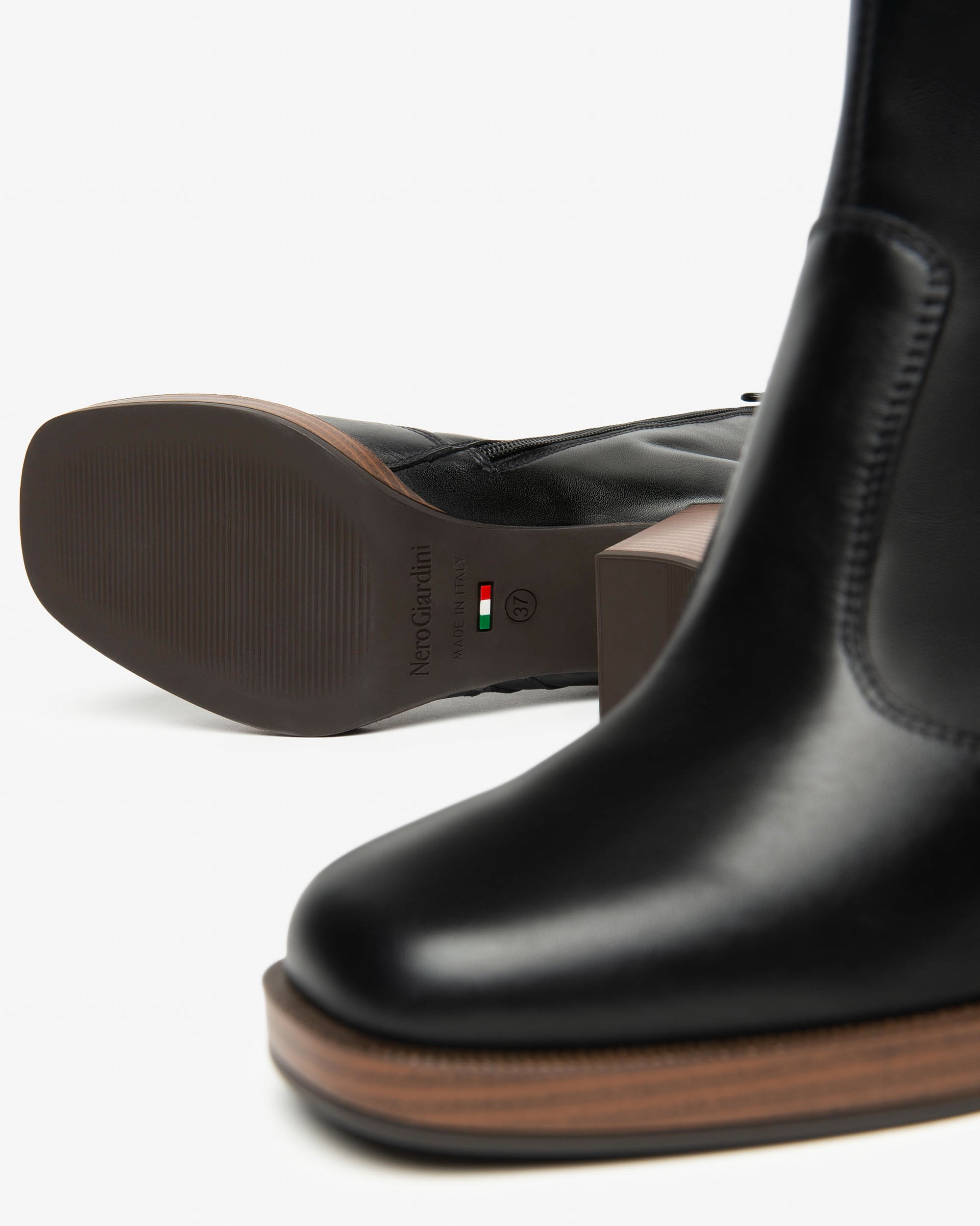 Nerogiardini Bottines bottines cuir femme ville hiver