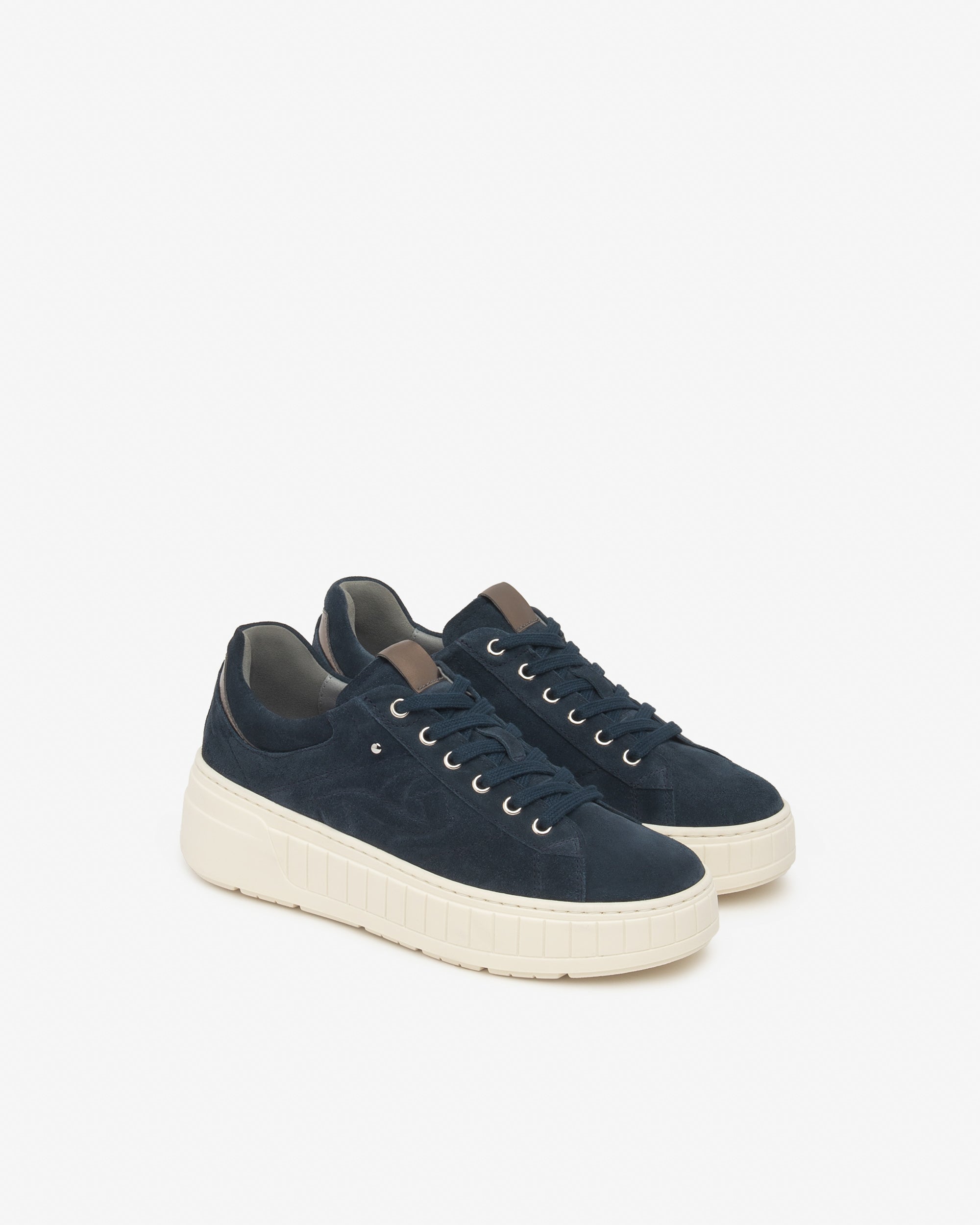 NeroGiardini Sneakers Femme Cuir Velours Memory