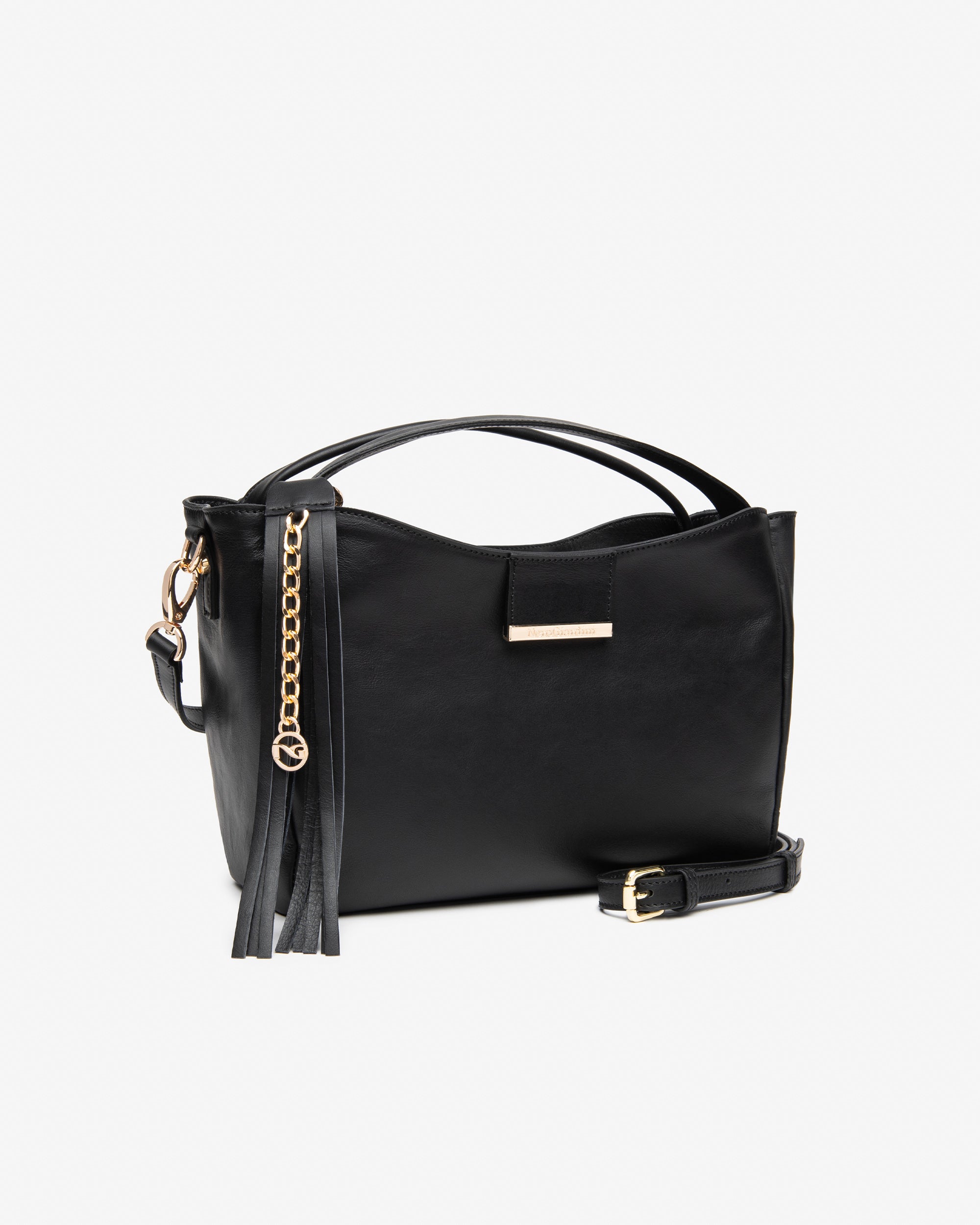NeroGiardini Sacs Femme Cuir hobo pompons besace