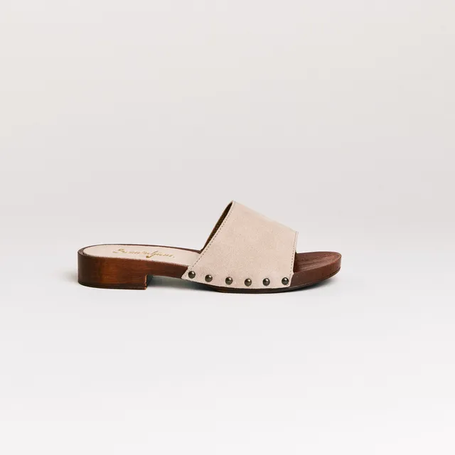 SMR Iole Milo mules cuir beige 38