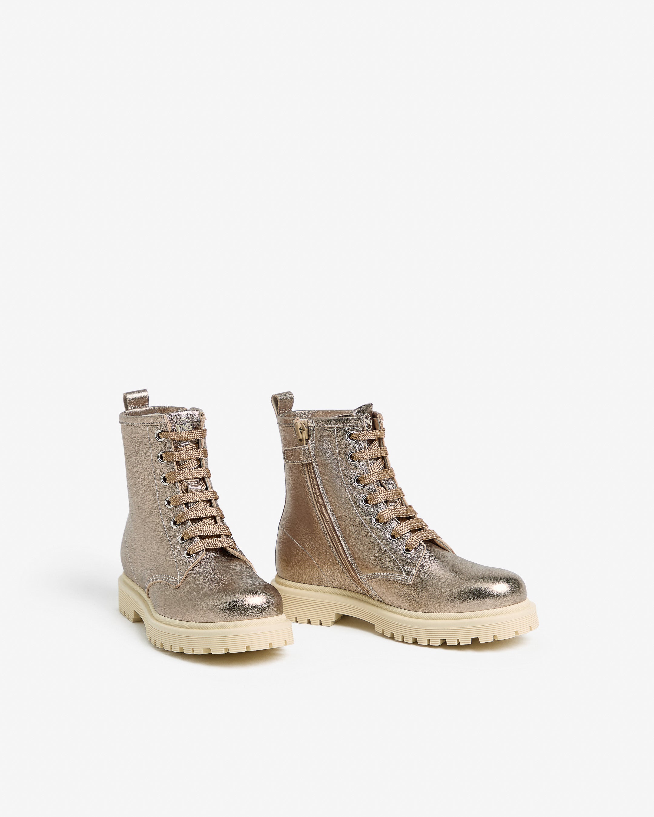 Nerogiardini Bottines Teen Fille Cuir Motardes 34
