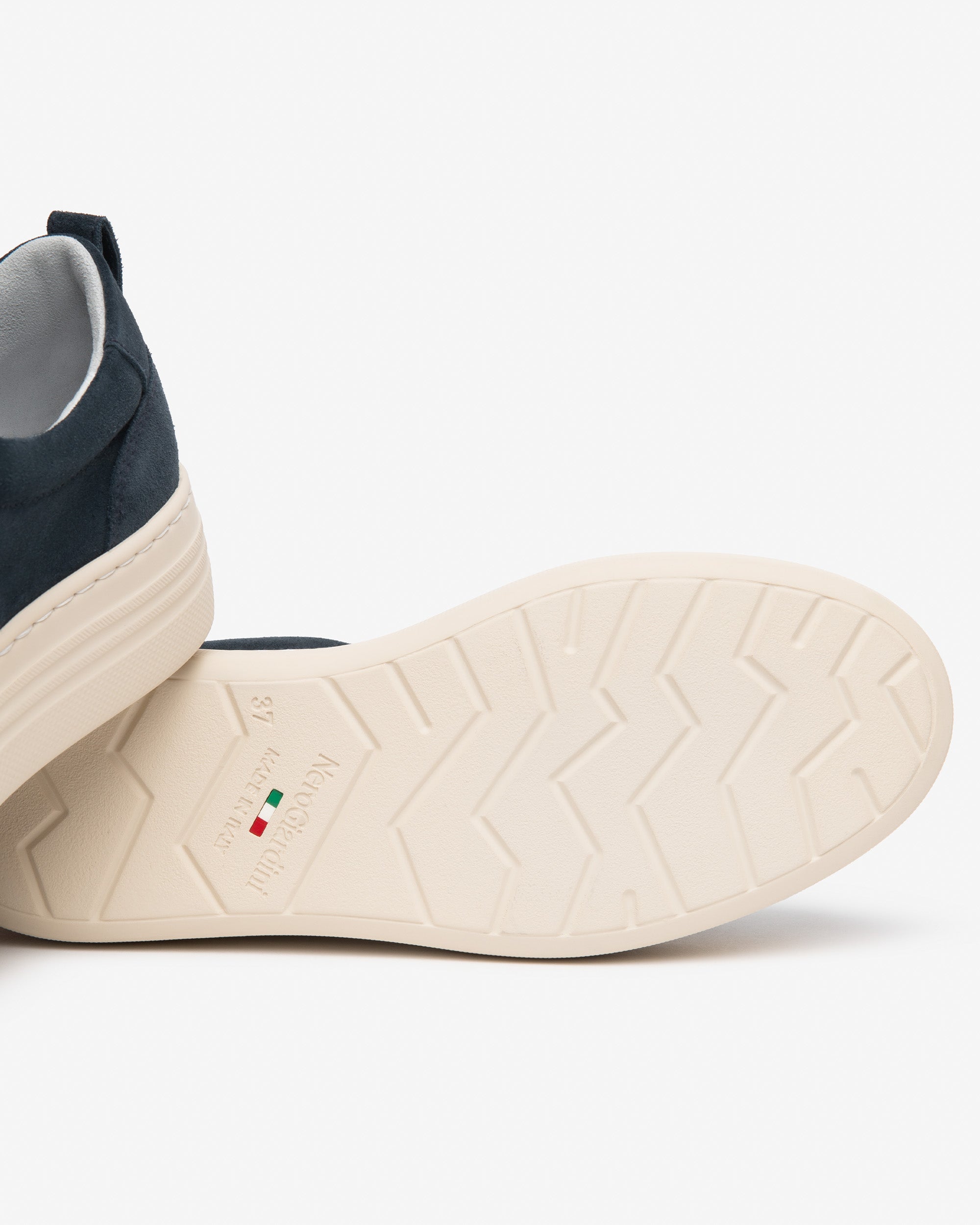 NeroGiardini Sneakers Femme Cuir Velours Daim Plateforme
