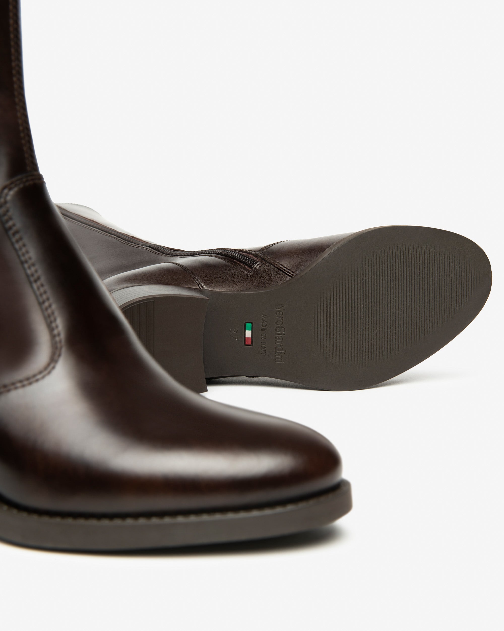 Nerogiardini Bottes Femme Cuir Laçage 40 mm