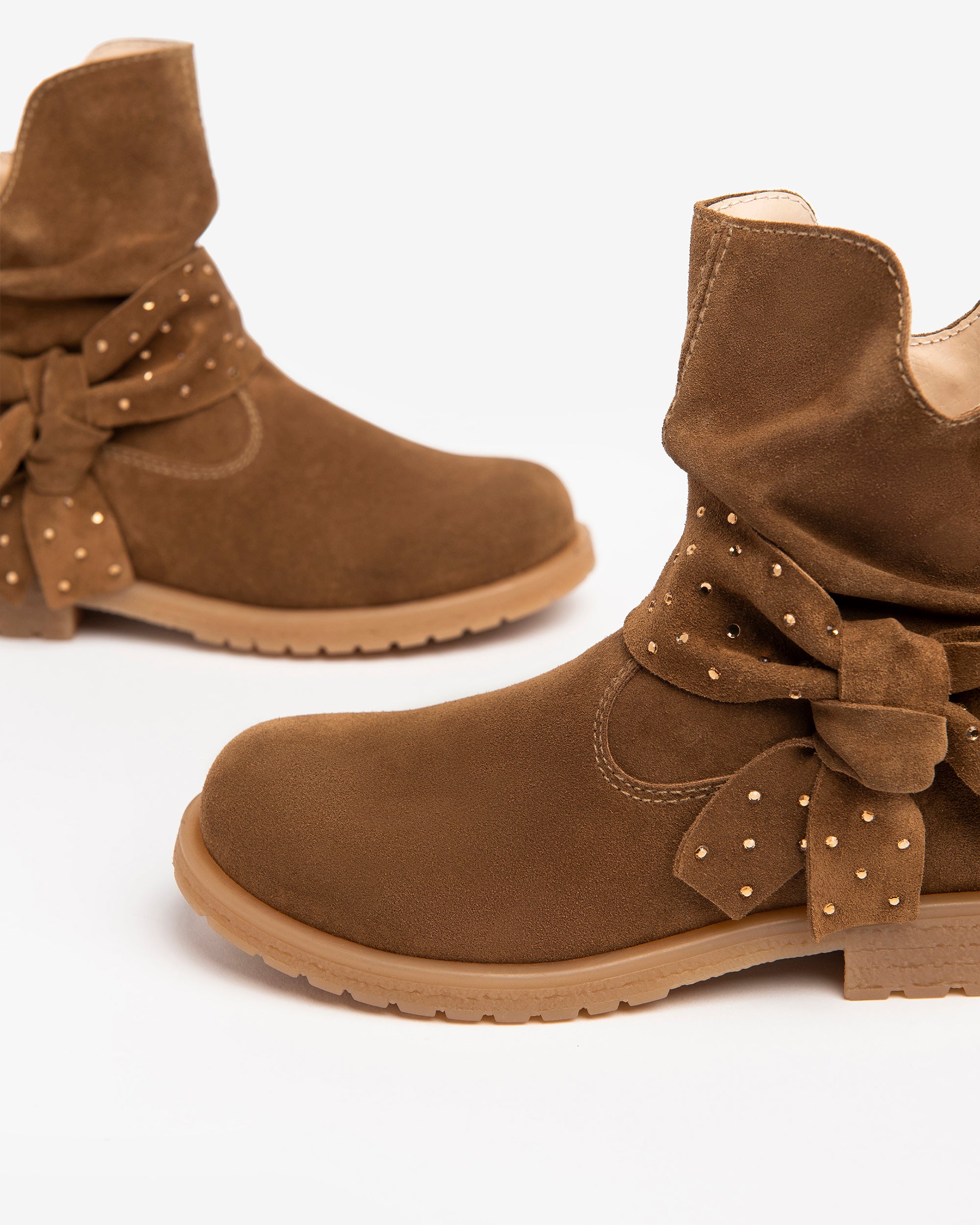 Nerogiardini Bottines cuir velours fille DryGo 25-30