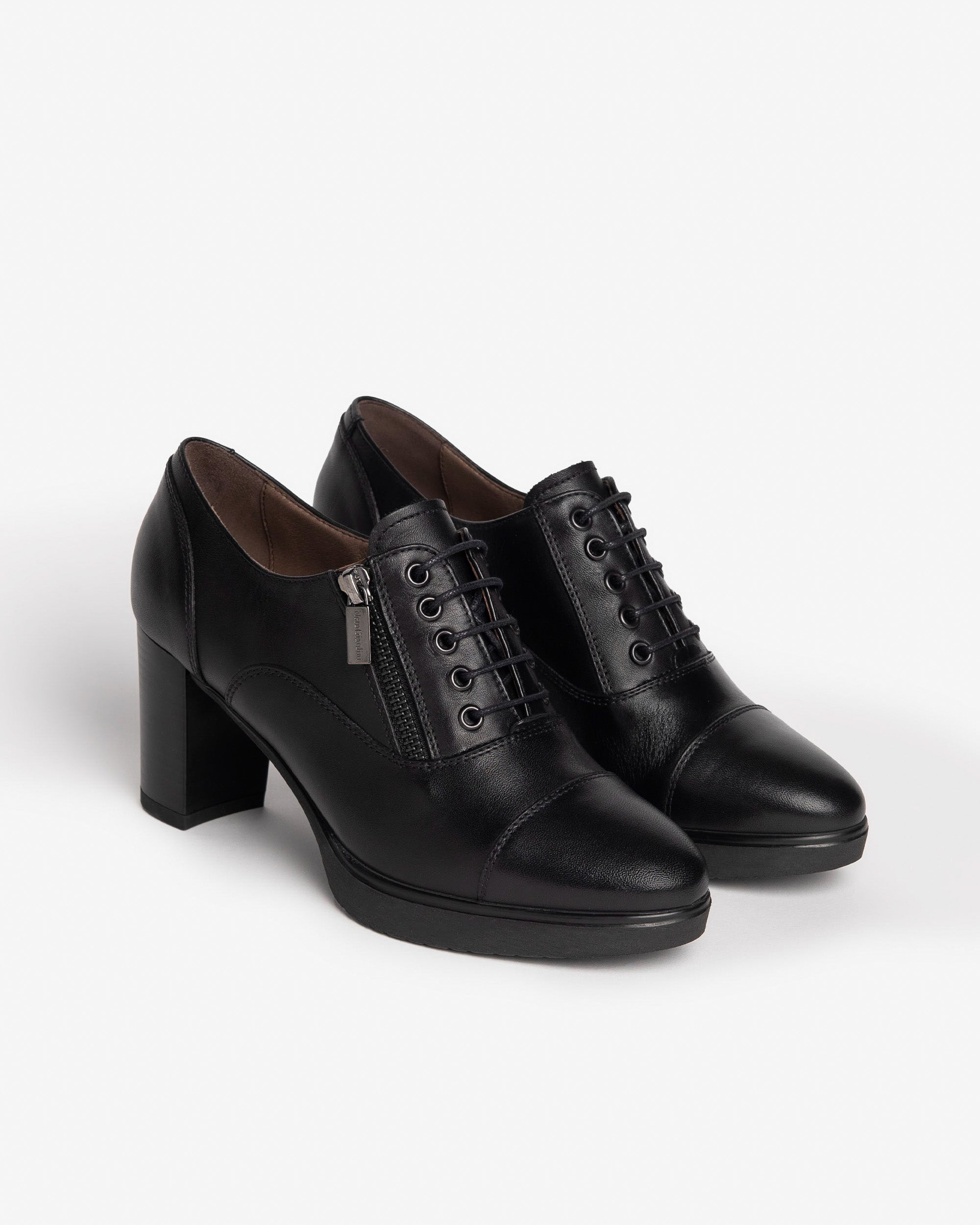 NeroGiardini Chaussures à Lacets Femme Cuir Oxford