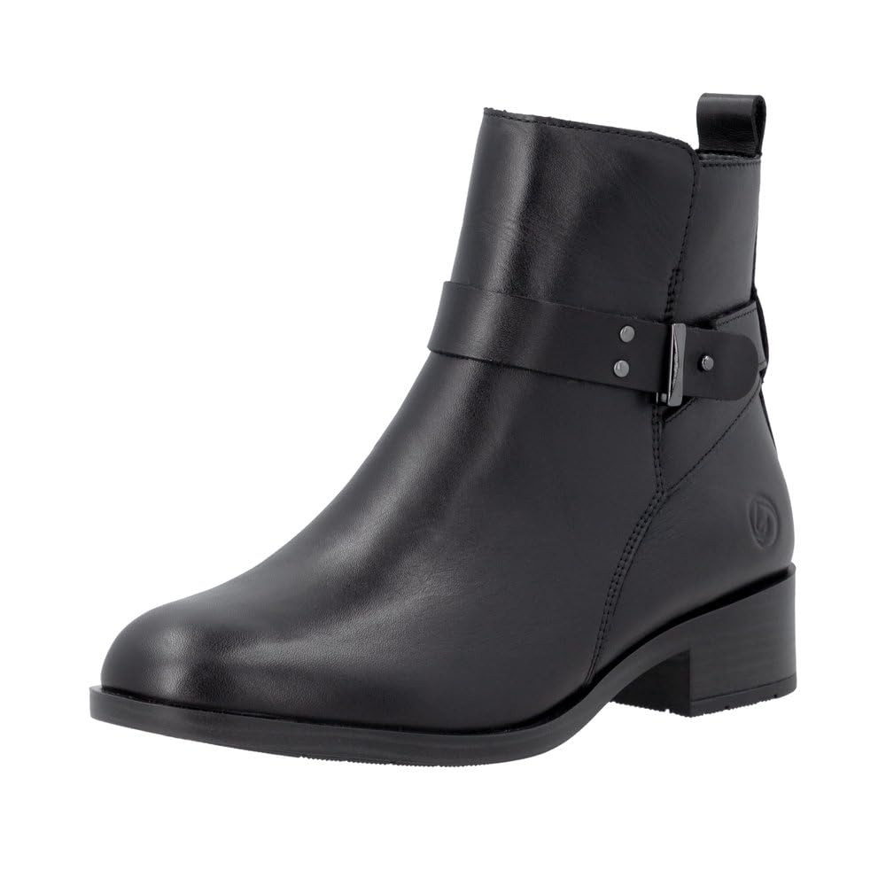 Remonte D3U72 Bottines Femme Noir 39 EU Talon Bloc