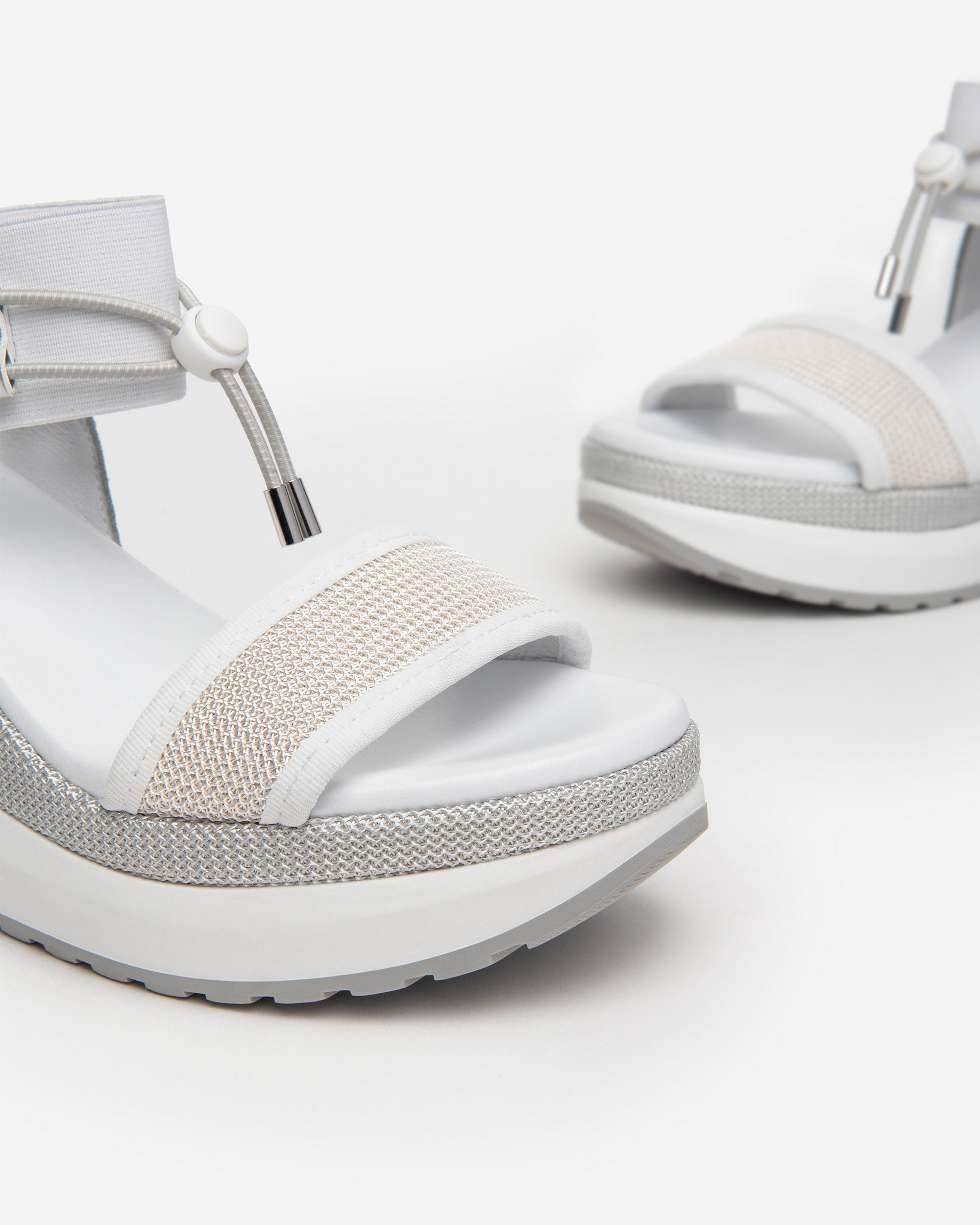 NeroGiardini Sandales Femme Daim Cuir Toile Été