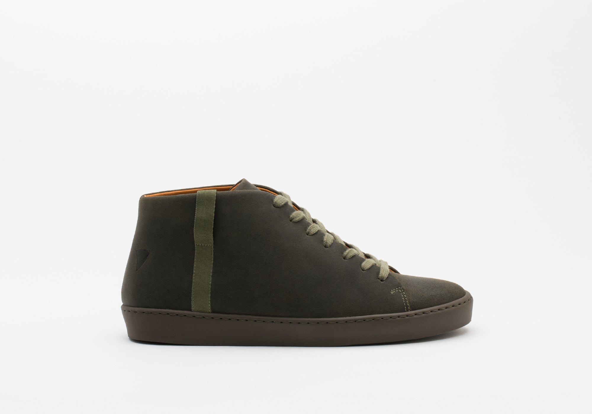 JAK Khan Olive sneakers cuir pleine fleur pointure 36-46