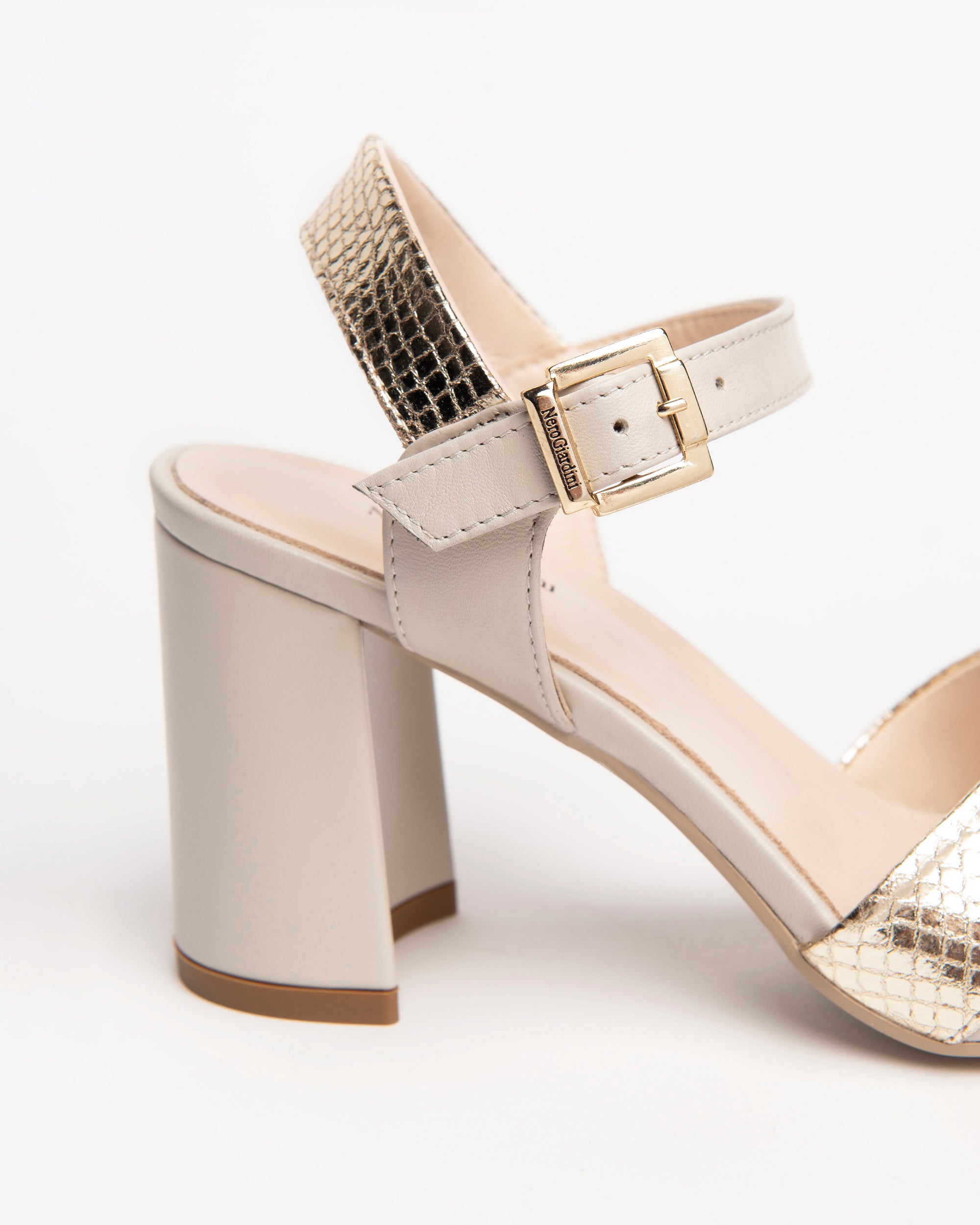 NeroGiardini Sandales Femme Cuir Talon 8 cm 35-41