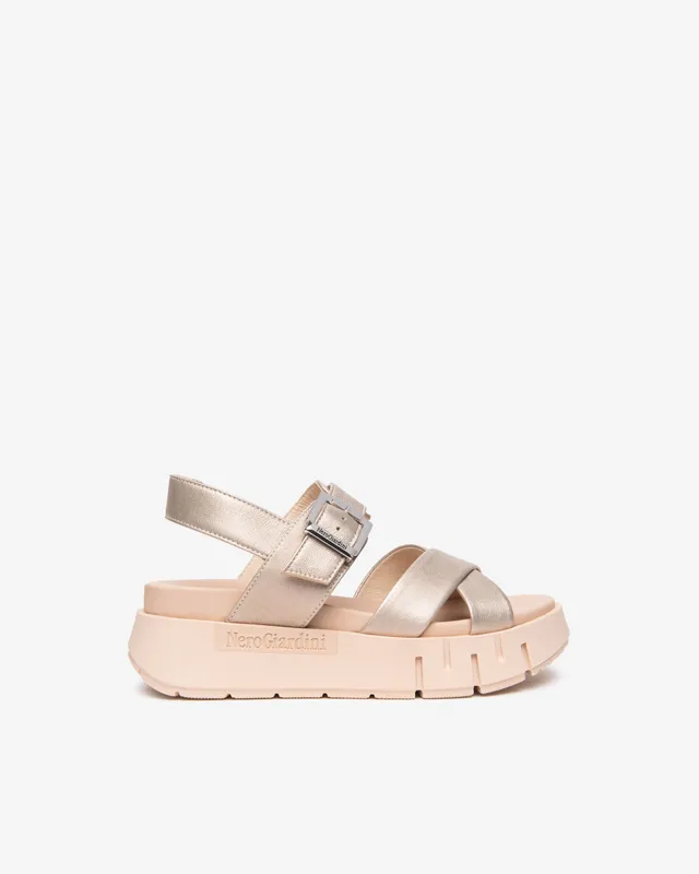 NeroGiardini Sandales Femme Cuir Été Italien