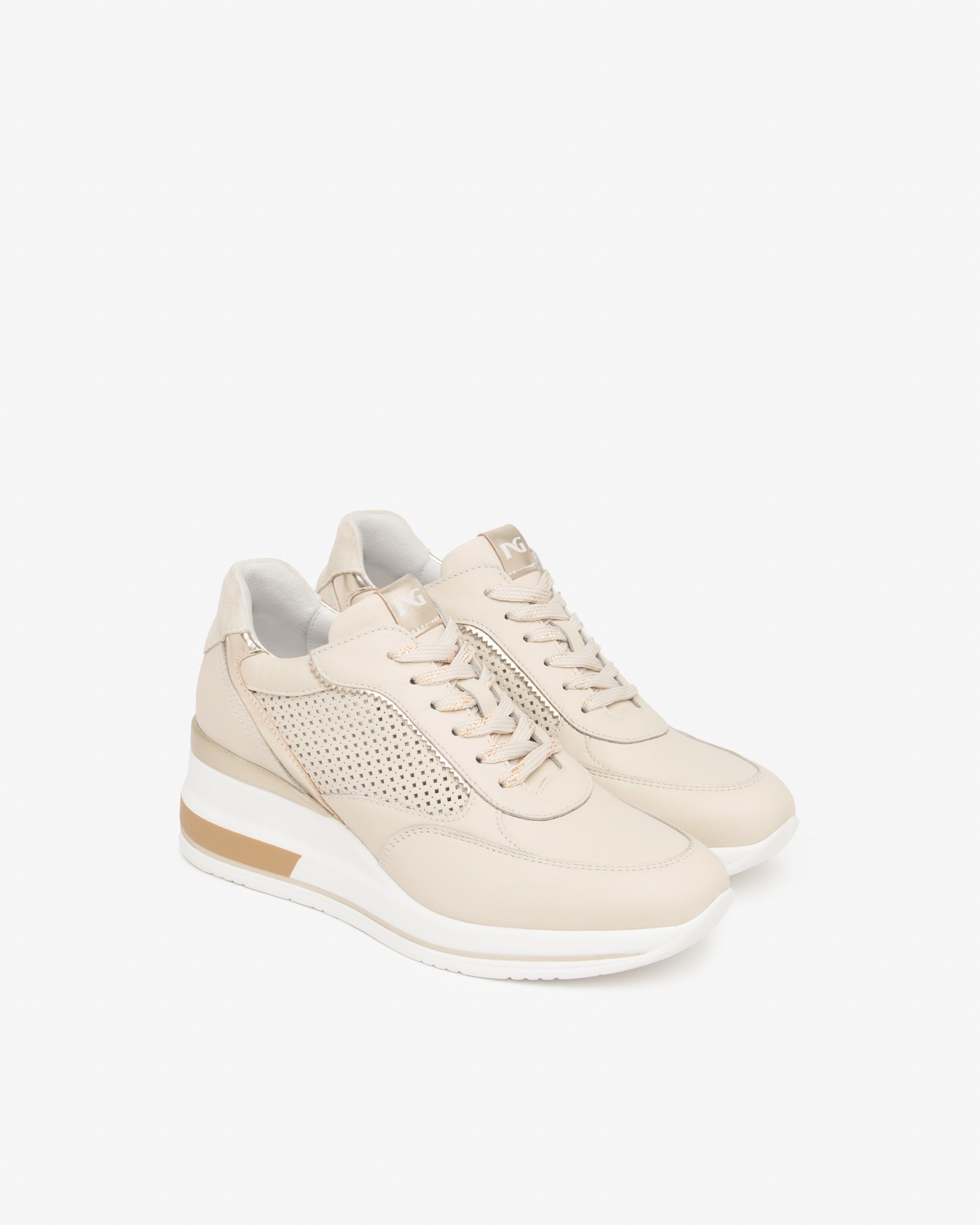 NeroGiardini Sneakers Femme Cuir Technique Été