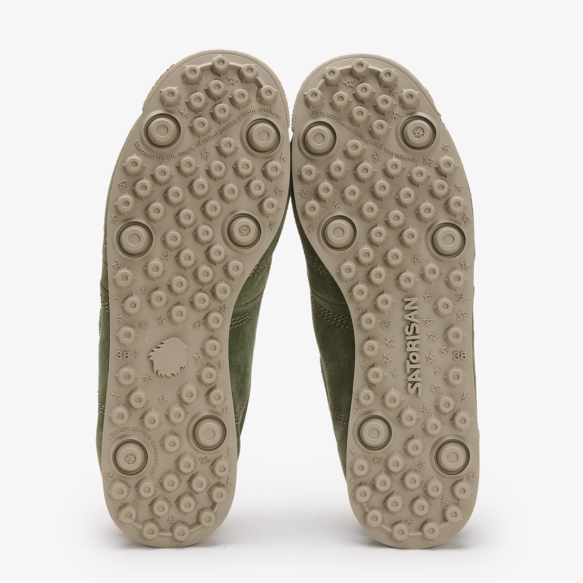 Satorisan Stardust Suede baskets daim Rush Green