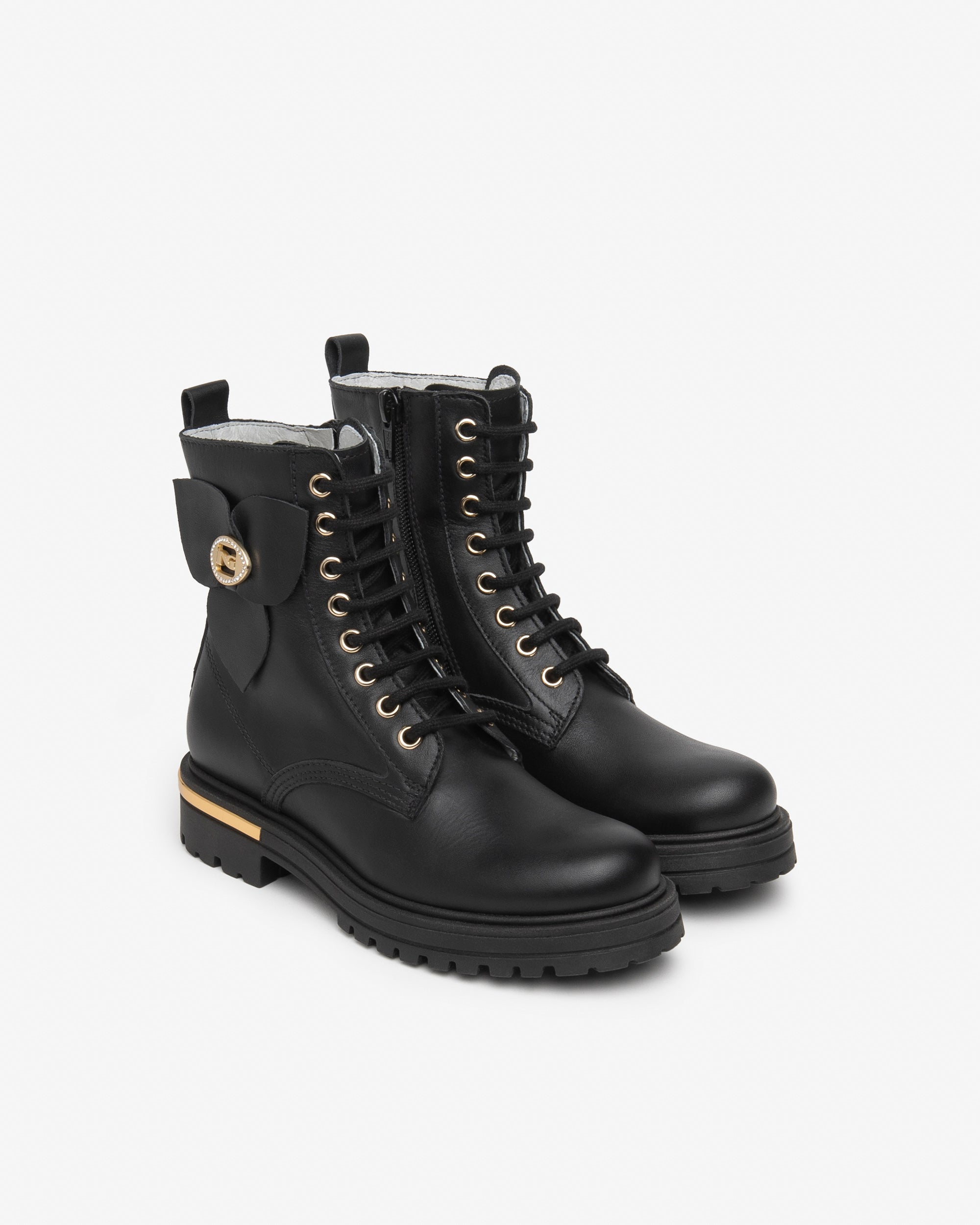 Nerogiardini Bottines Teen Fille Cuir Bottines Zip 35