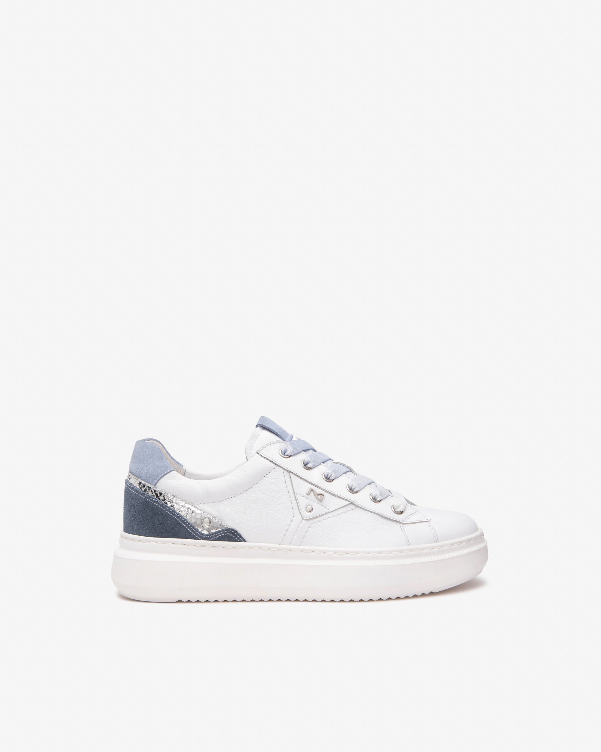 NeroGiardini Sneakers Femme Cuir Velours Confort
