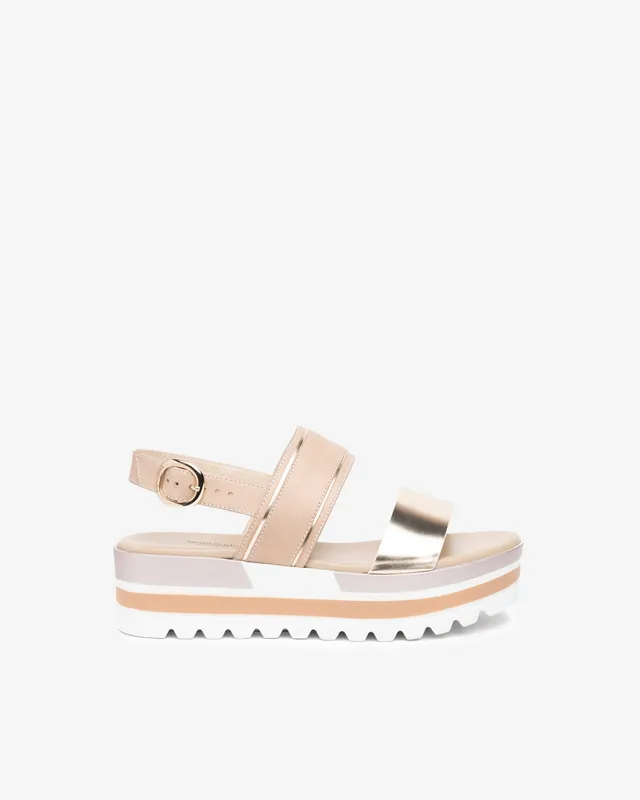 NeroGiardini Sandales Femme Cuir Tissu Technique