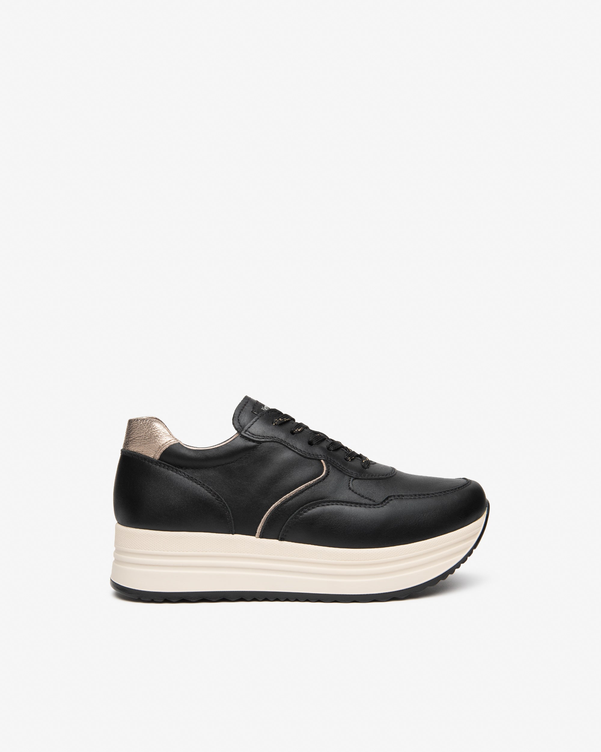NeroGiardini Sneakers Femme Cuir Plateforme 45 mm