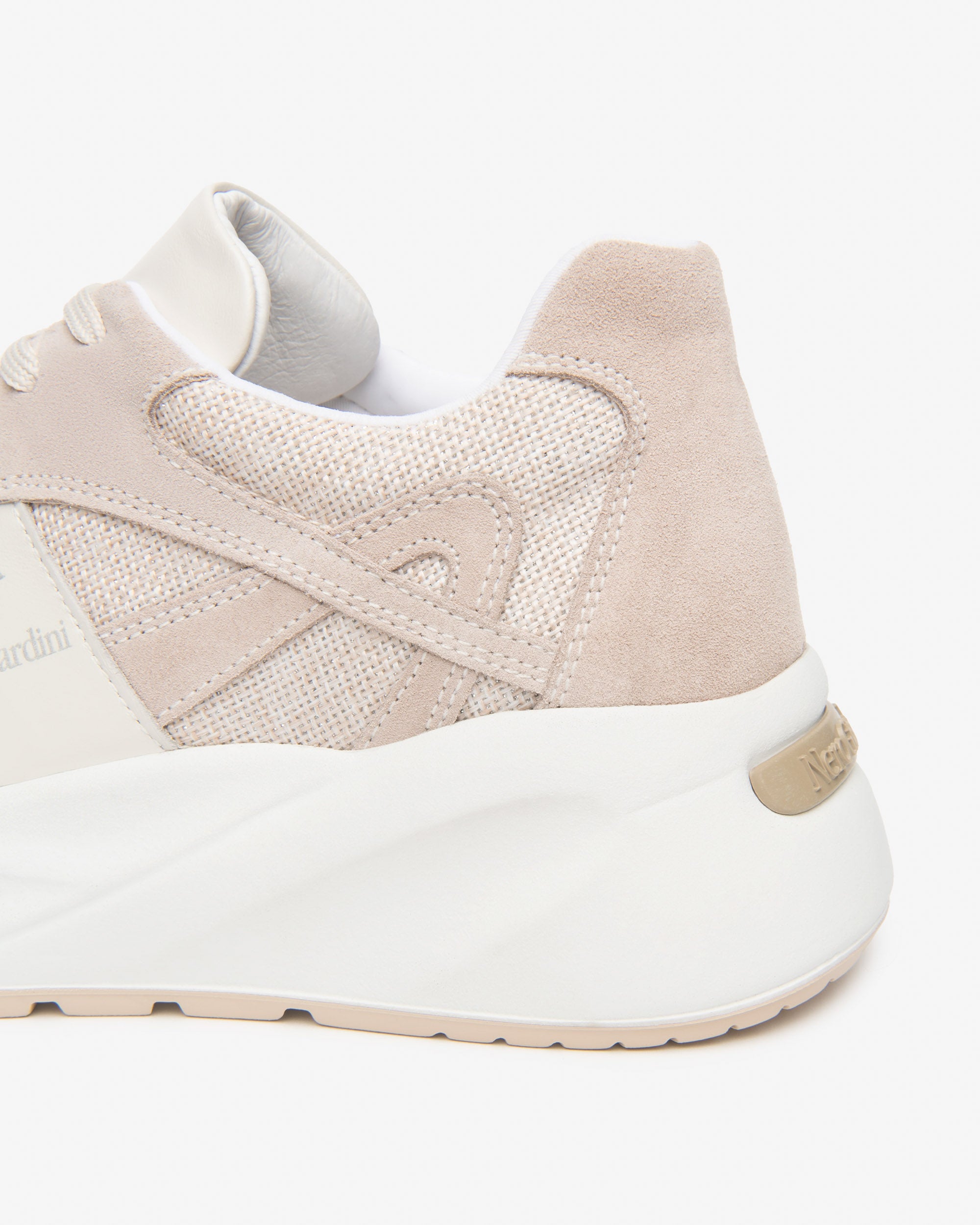 NeroGiardini Sneakers Femme Cuir Velours Tissu