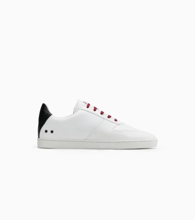 JAK Vantage Red Black sneakers cuir