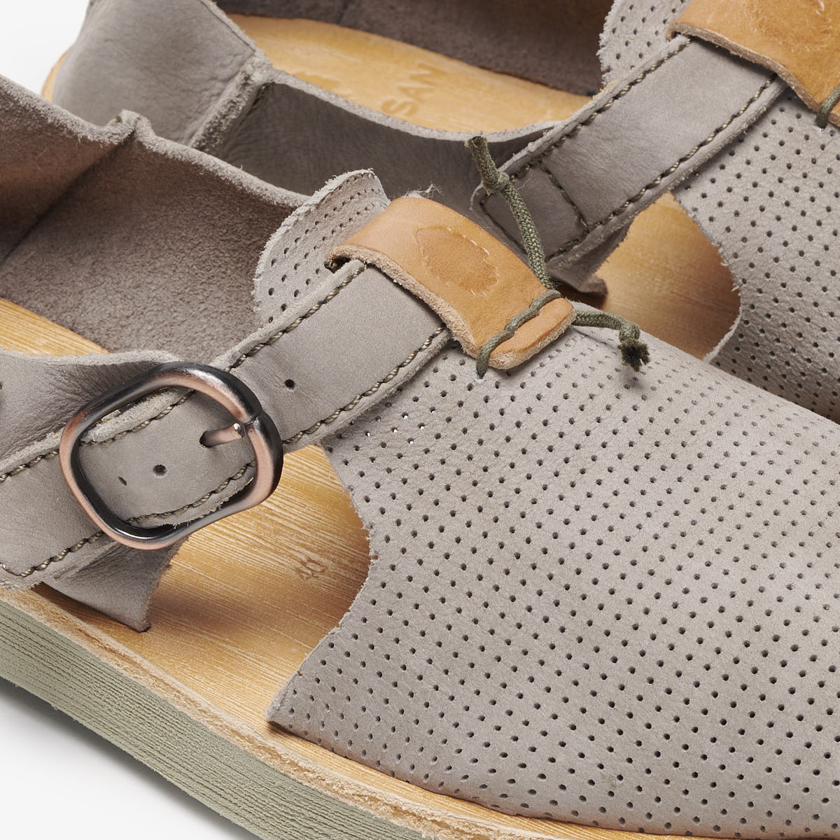 Satorisan Benirras sandales cuir Rocky Grey