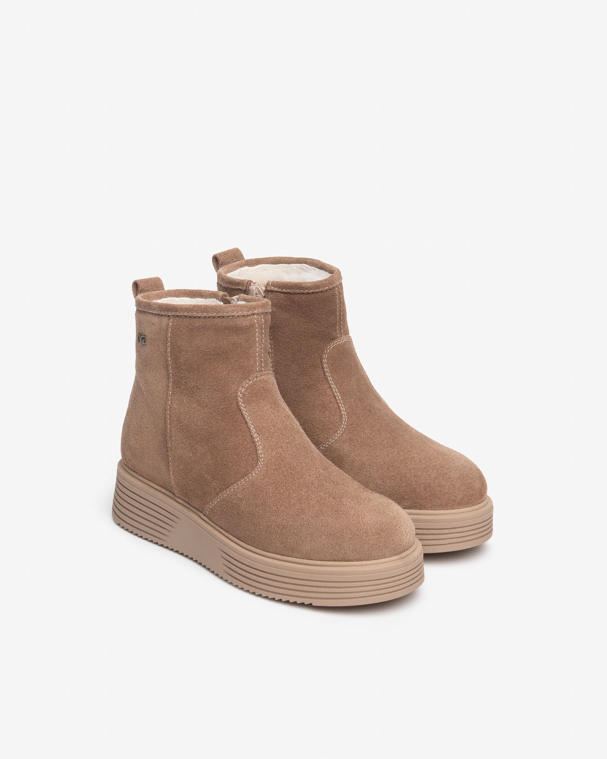 NeroGiardini Bottines Teen Fille Cuir Velours Daim
