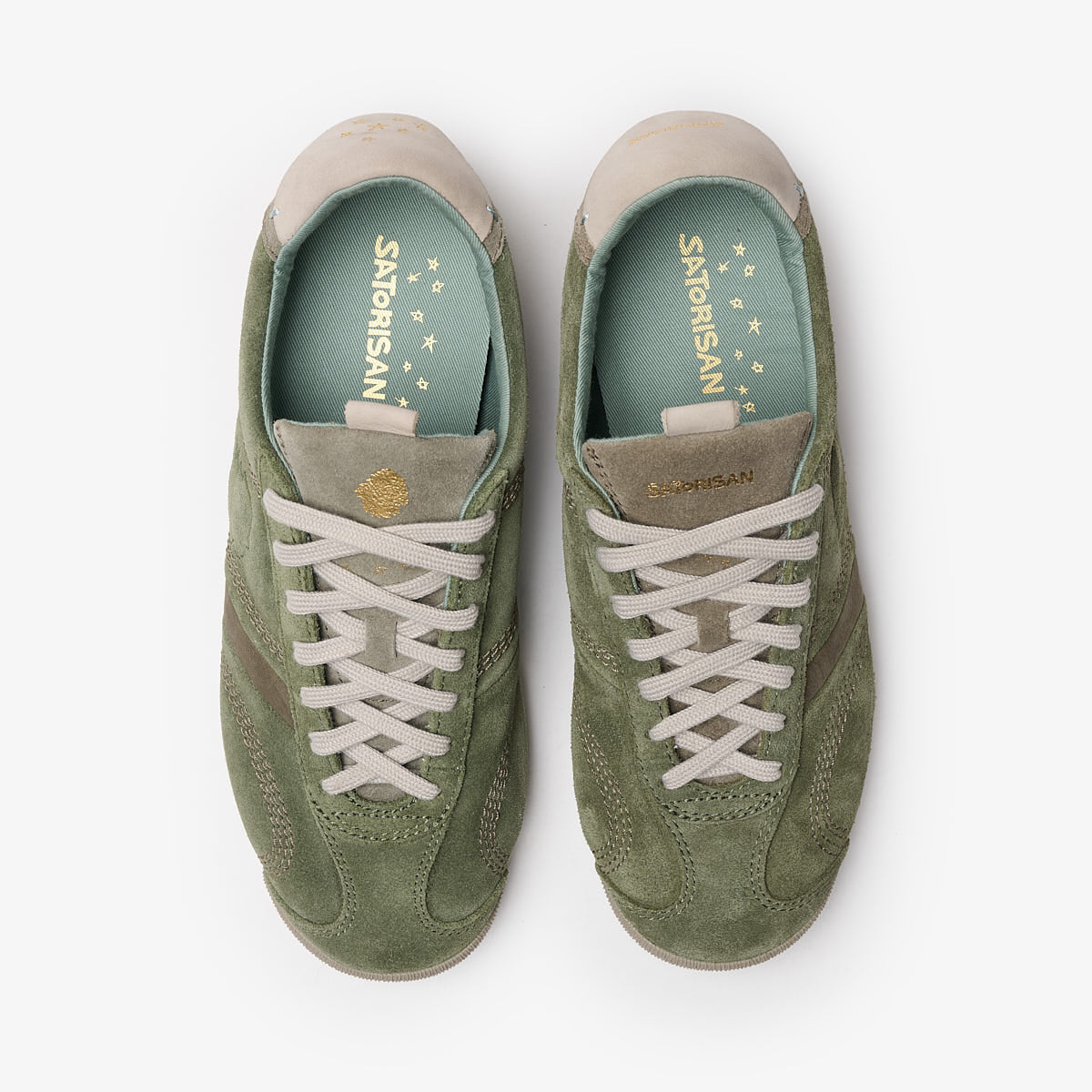 Satorisan Stardust Suede baskets daim Rush Green