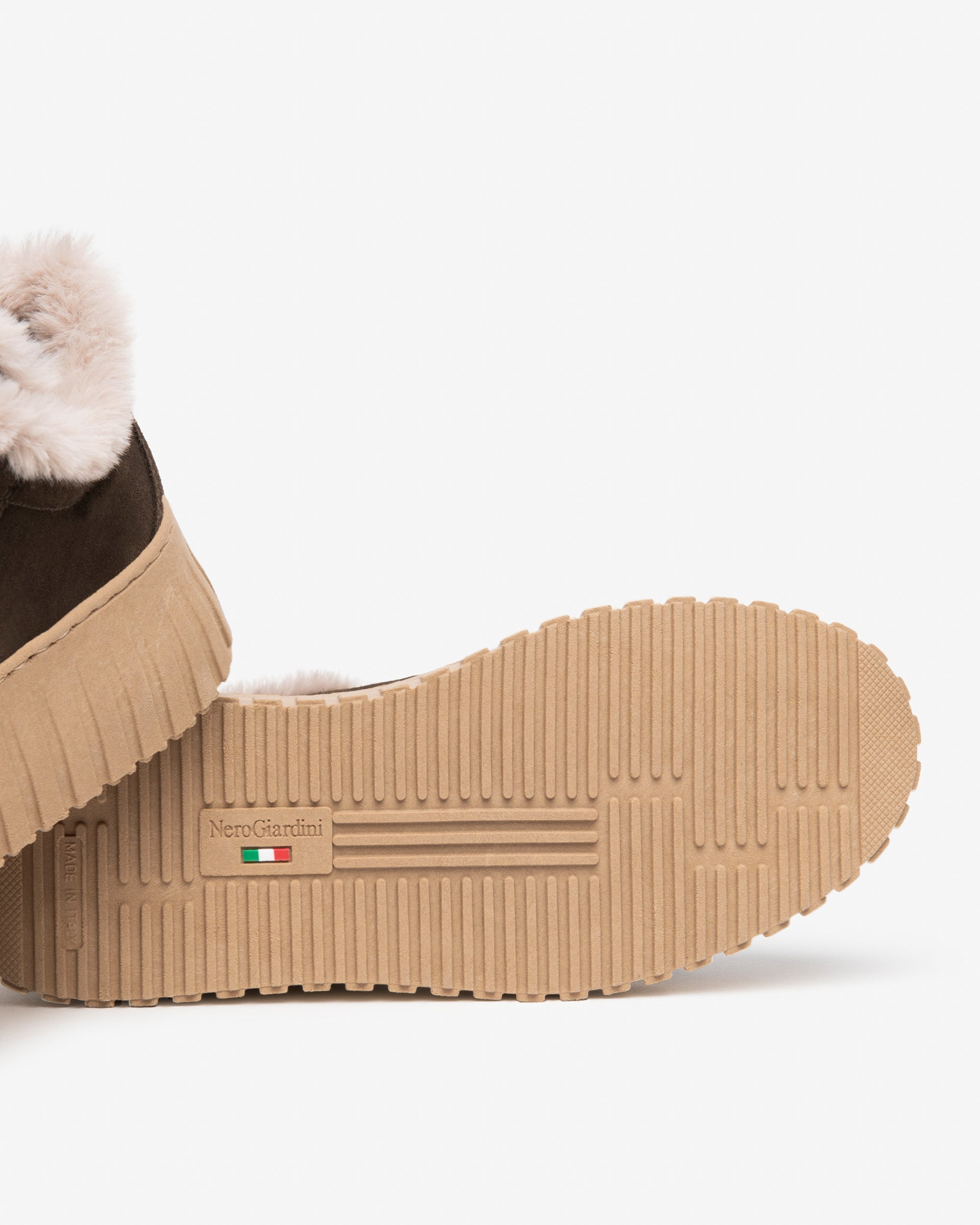 Nerogiardini Sneakers Femme Daim Plateforme 50 mm