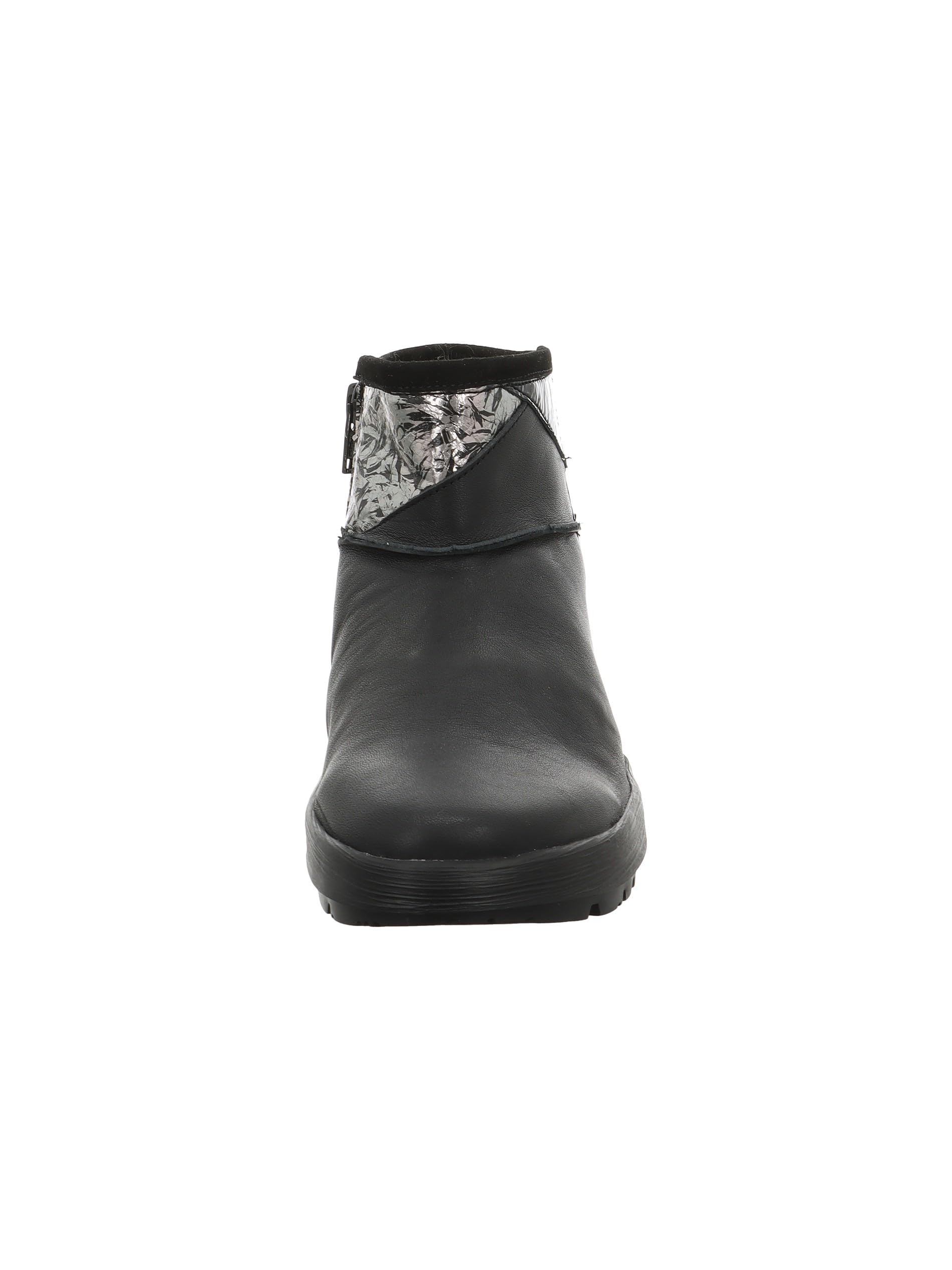 Think Comoda Bottines Femme Noir Combi Confort Ville