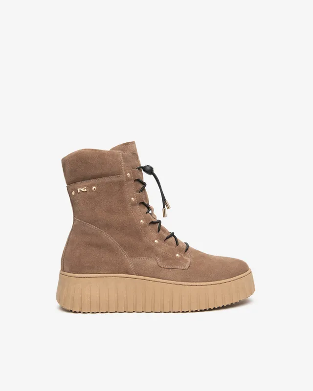 NeroGiardini Bottines femme cuir velours plateforme 35-41