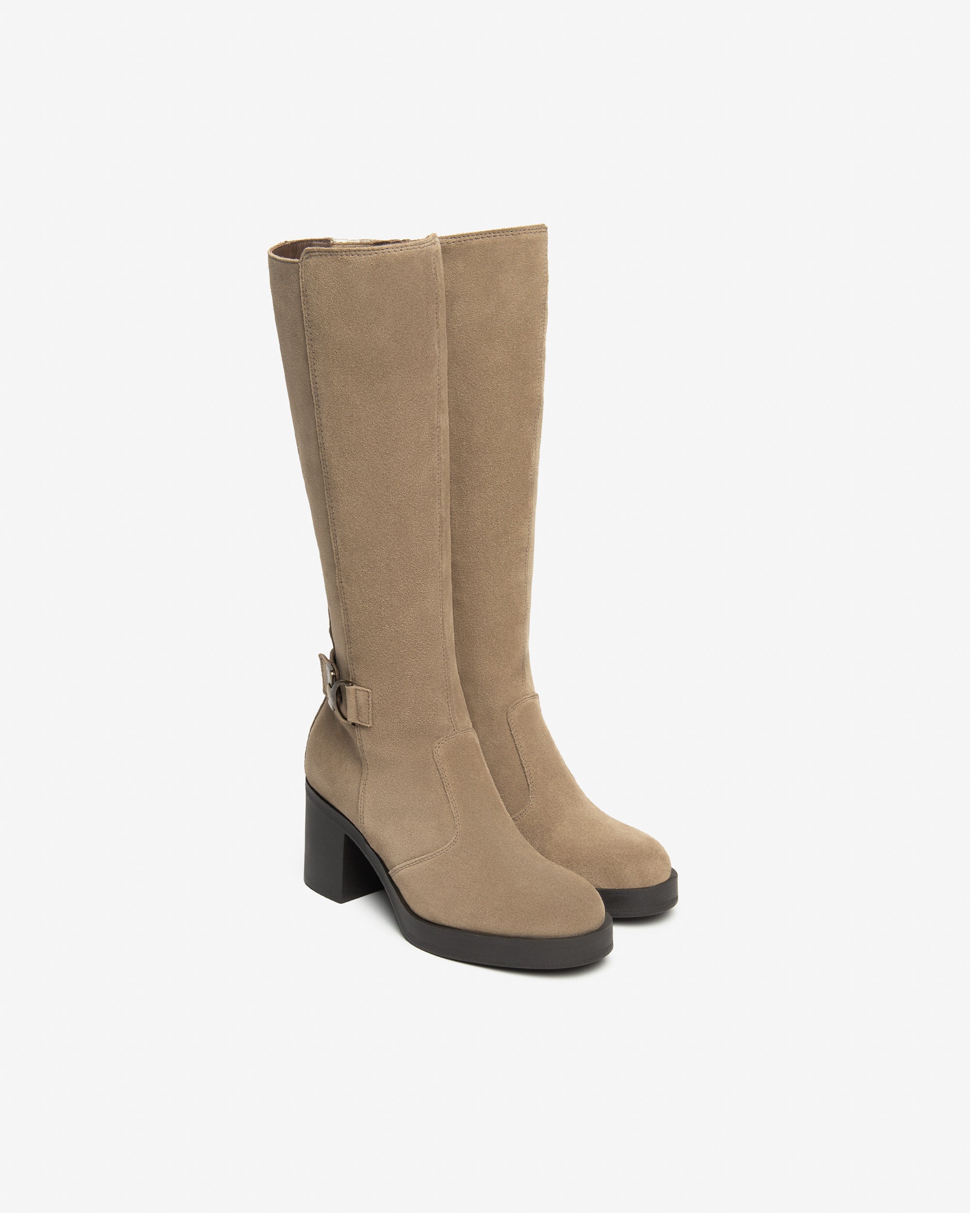 NeroGiardini Bottes Bottes Cuir Velours Femme 38