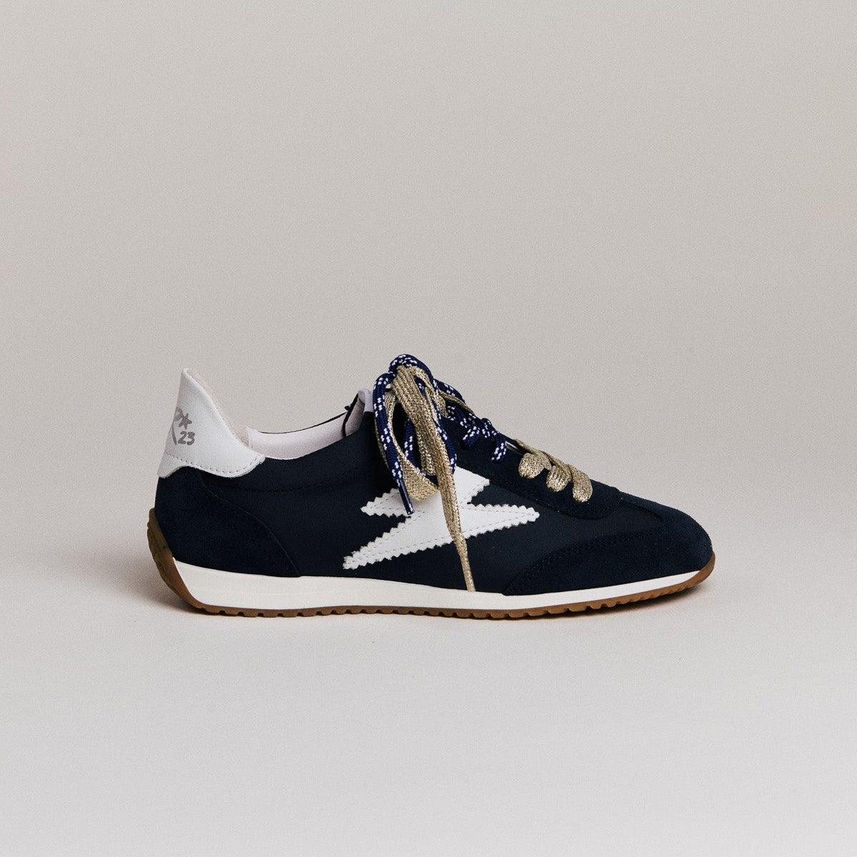 Semerdjian June D482 baskets bleu marine tissu