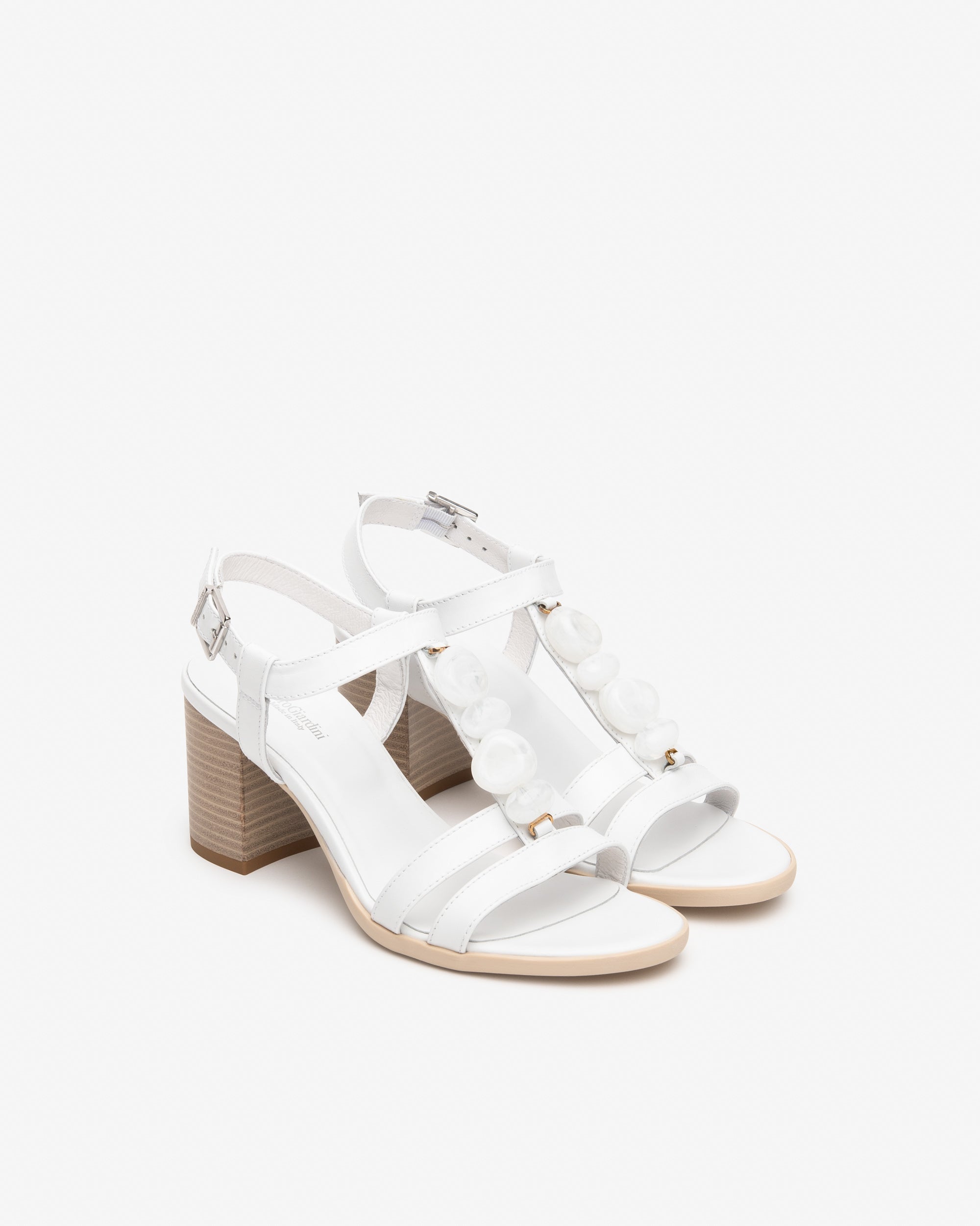 Nerogiardini Sandales Femme Cuir Nu-pieds Été