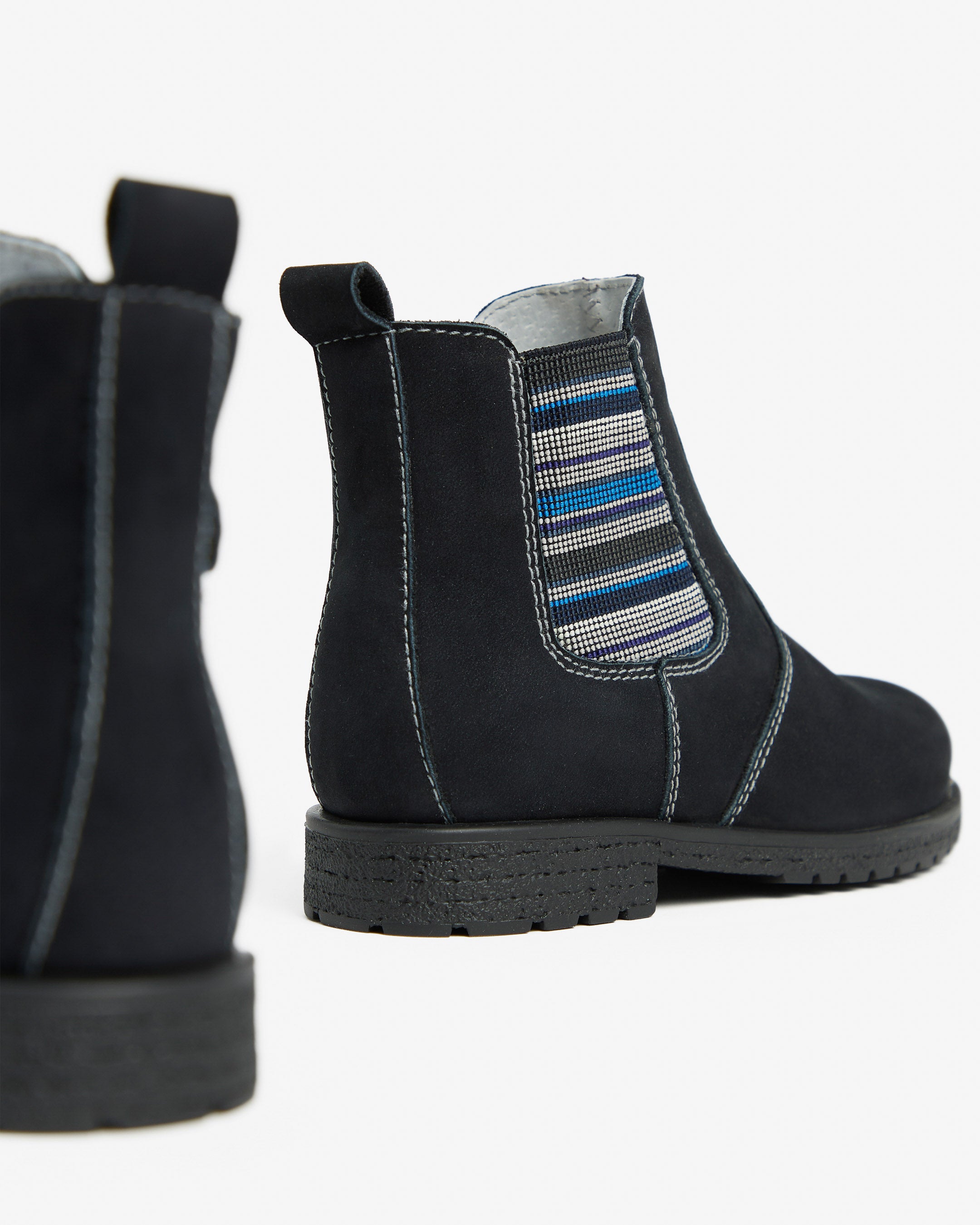 NeroGiardini Bottines Junior bottine garçon cuir velours