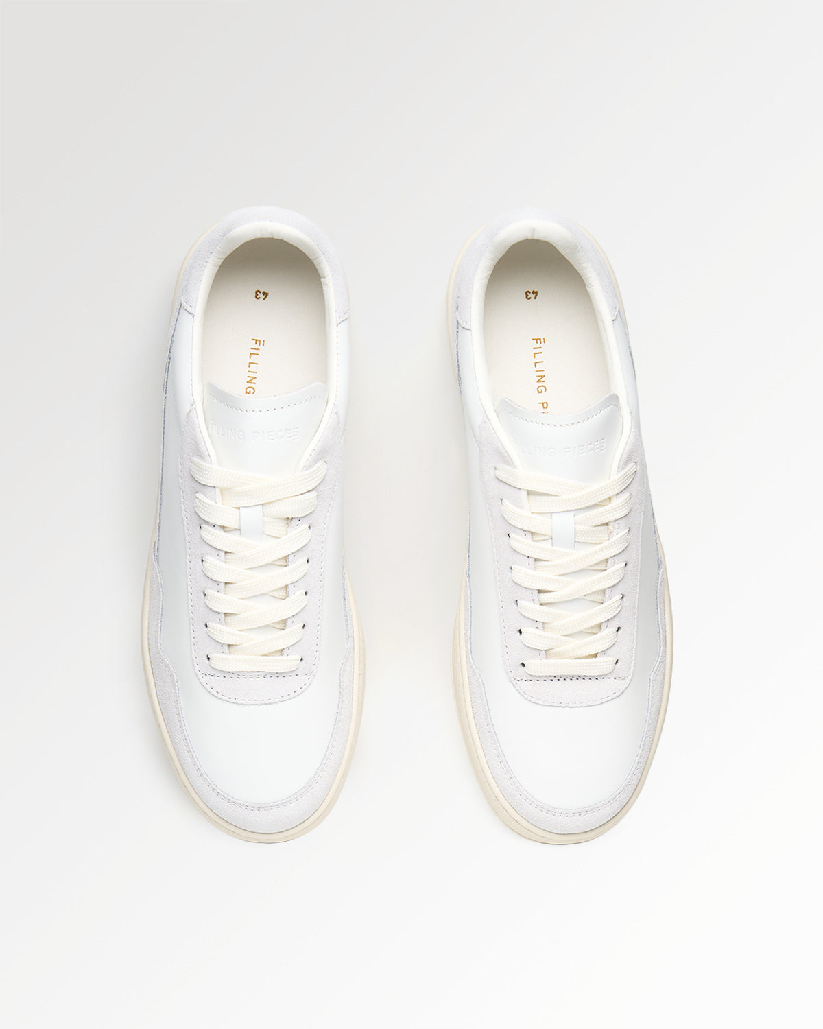 Filling Pieces Low Tide sneakers blanches cuir suède