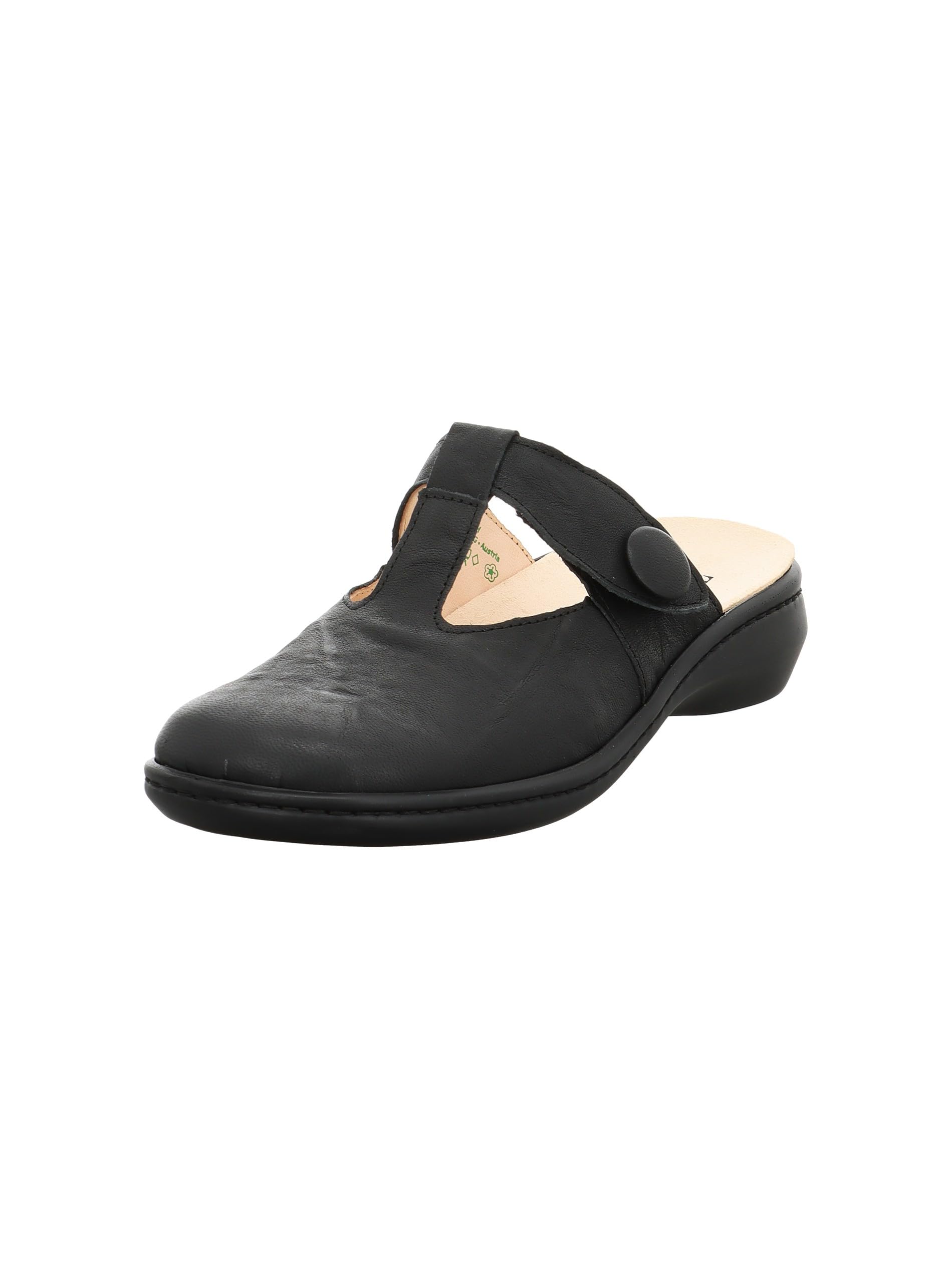 Think Camilla mule femme noir doublure cuir