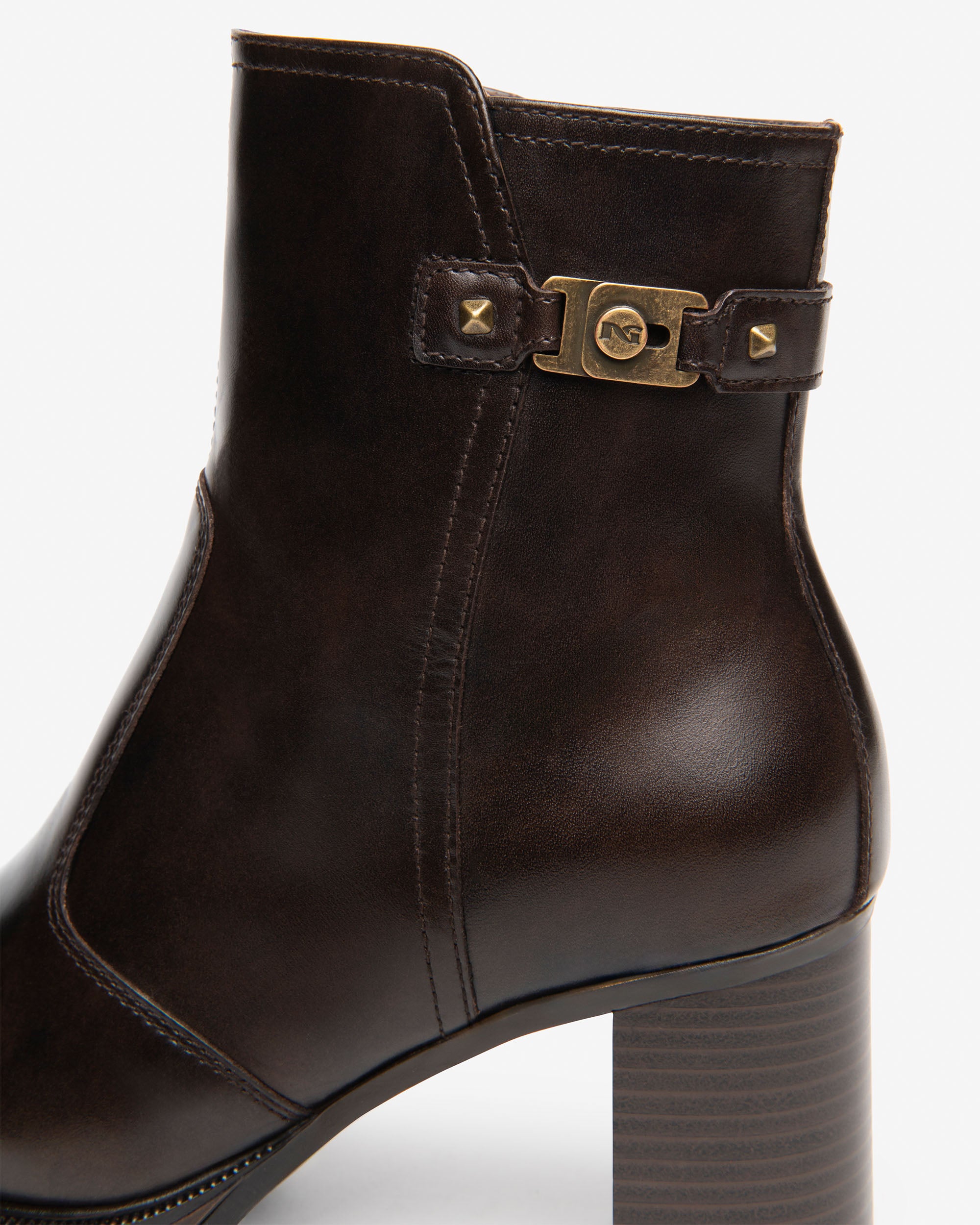 NeroGiardini Bottines Femme Cuir Plateforme Talon 80 mm