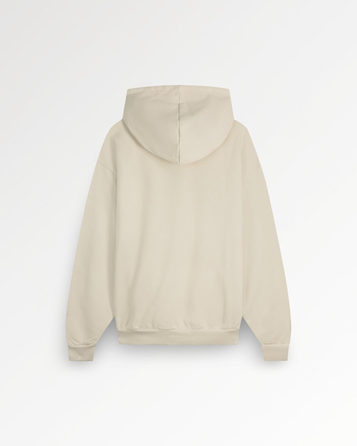 Filling Pieces Boxy Hoodie Peyote Beige Brodé