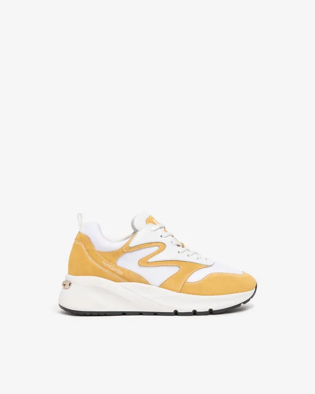NeroGiardini Sneakers Femme Velours Semelle 4,5 cm DryGo