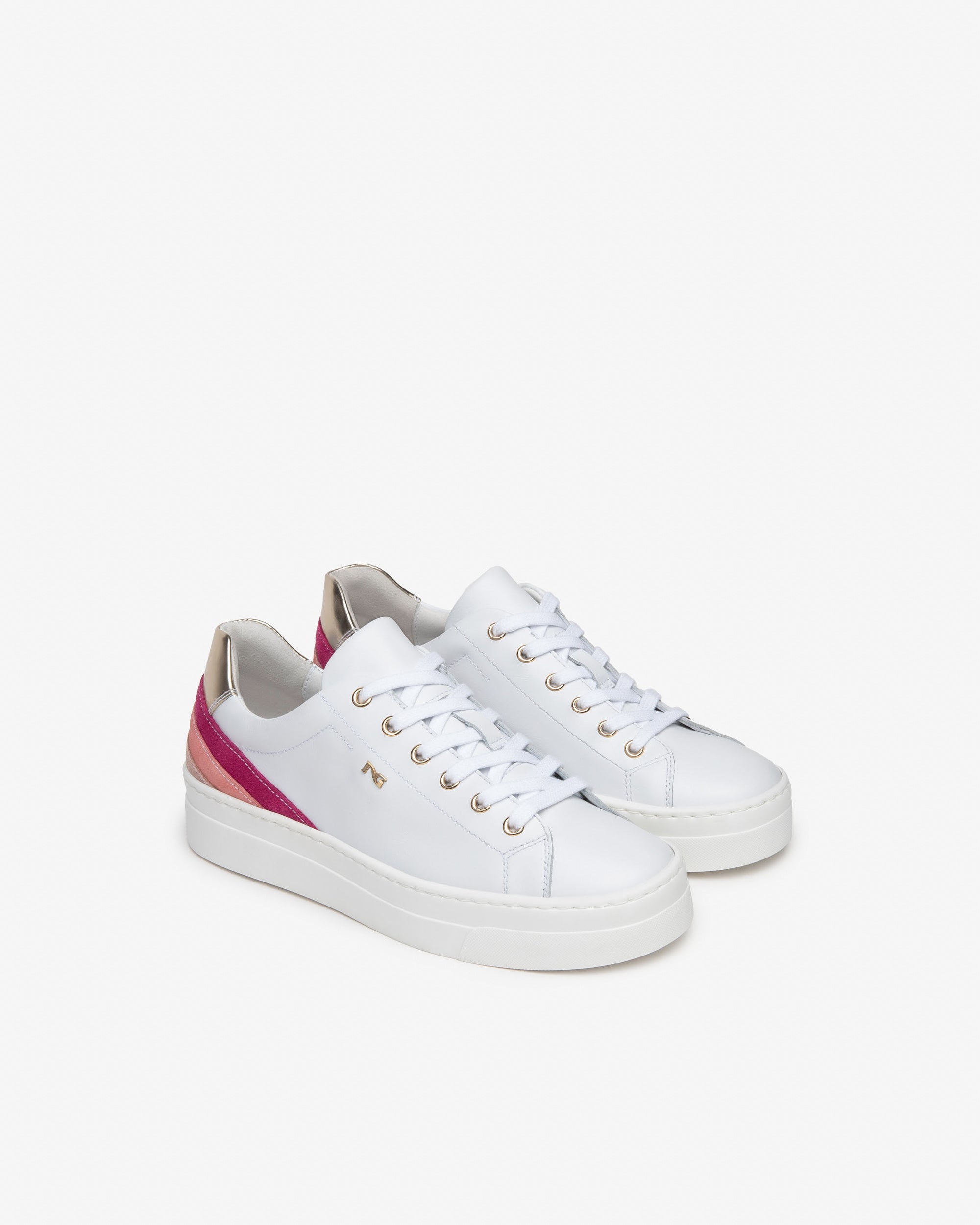 NeroGiardini Sneakers baskets femme cuir daim confort