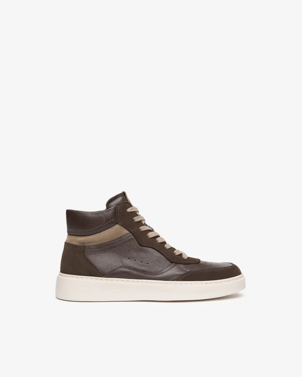 NeroGiardini Sneakers Montantes Homme Cuir Daim