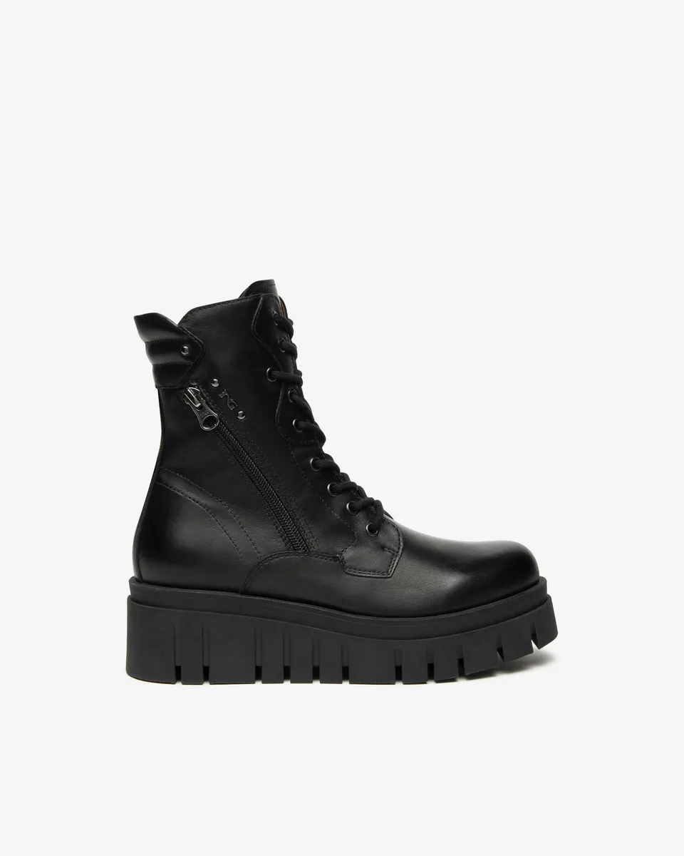 NeroGiardini Bottines Motardes Femme Cuir