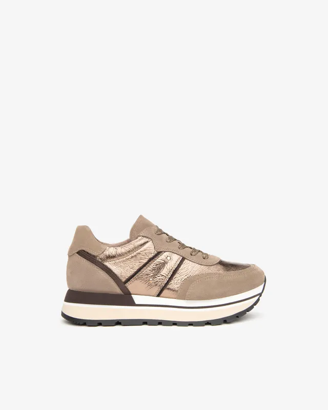 NeroGiardini Sneakers Femme Cuir Daim DryGo
