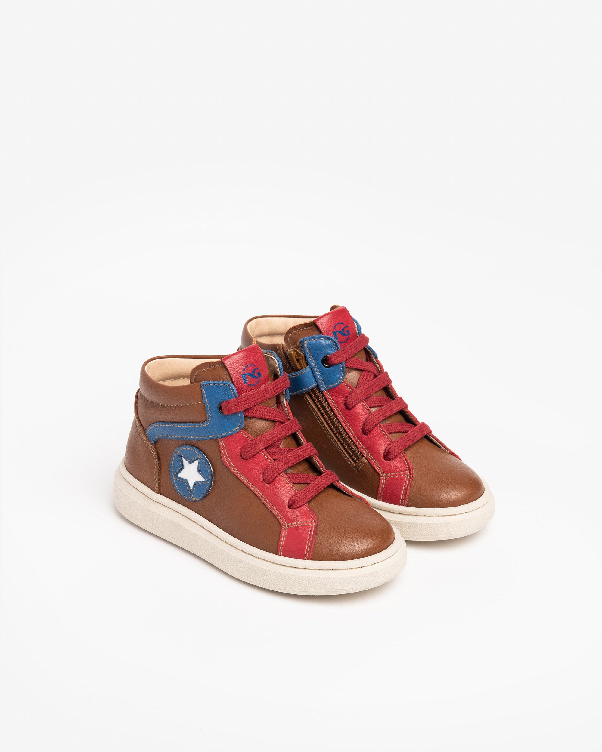 NeroGiardini Sneakers Kids Garçon Cuir Baskets DryGo