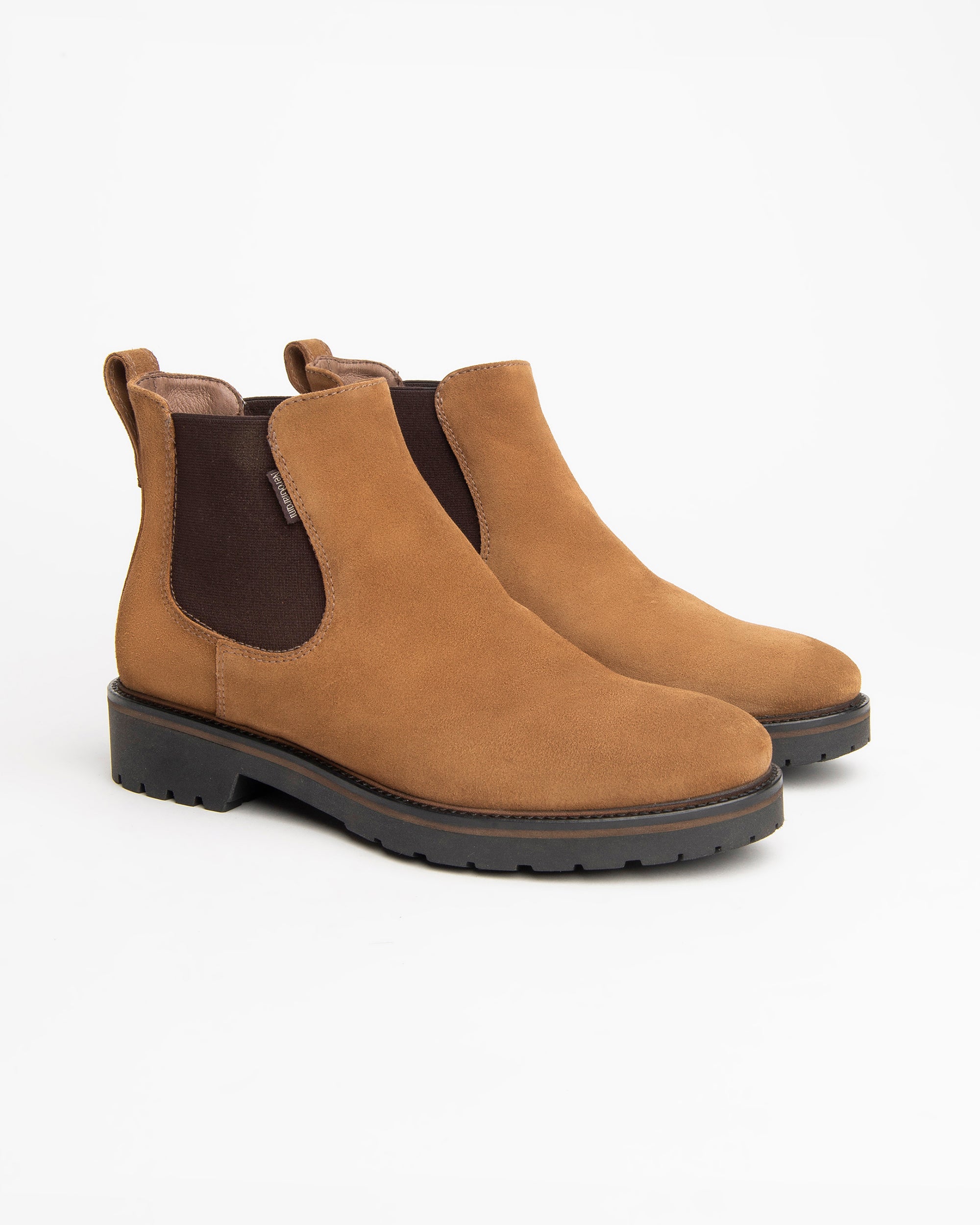 Nerogiardini Bottines Chelsea Femme Cuir Velours