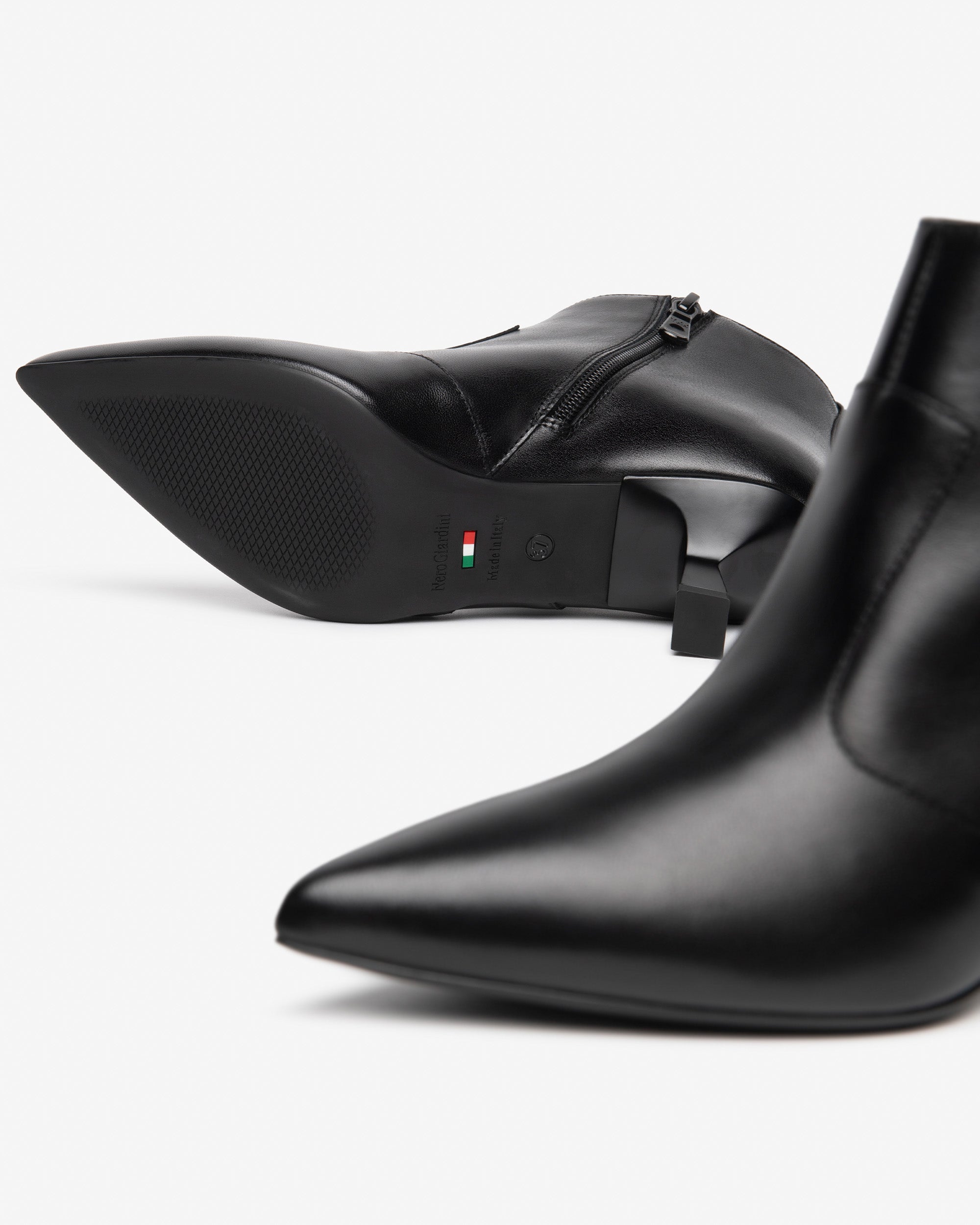 NeroGiardini Bottines Femme Cuir talon 55 mm boots