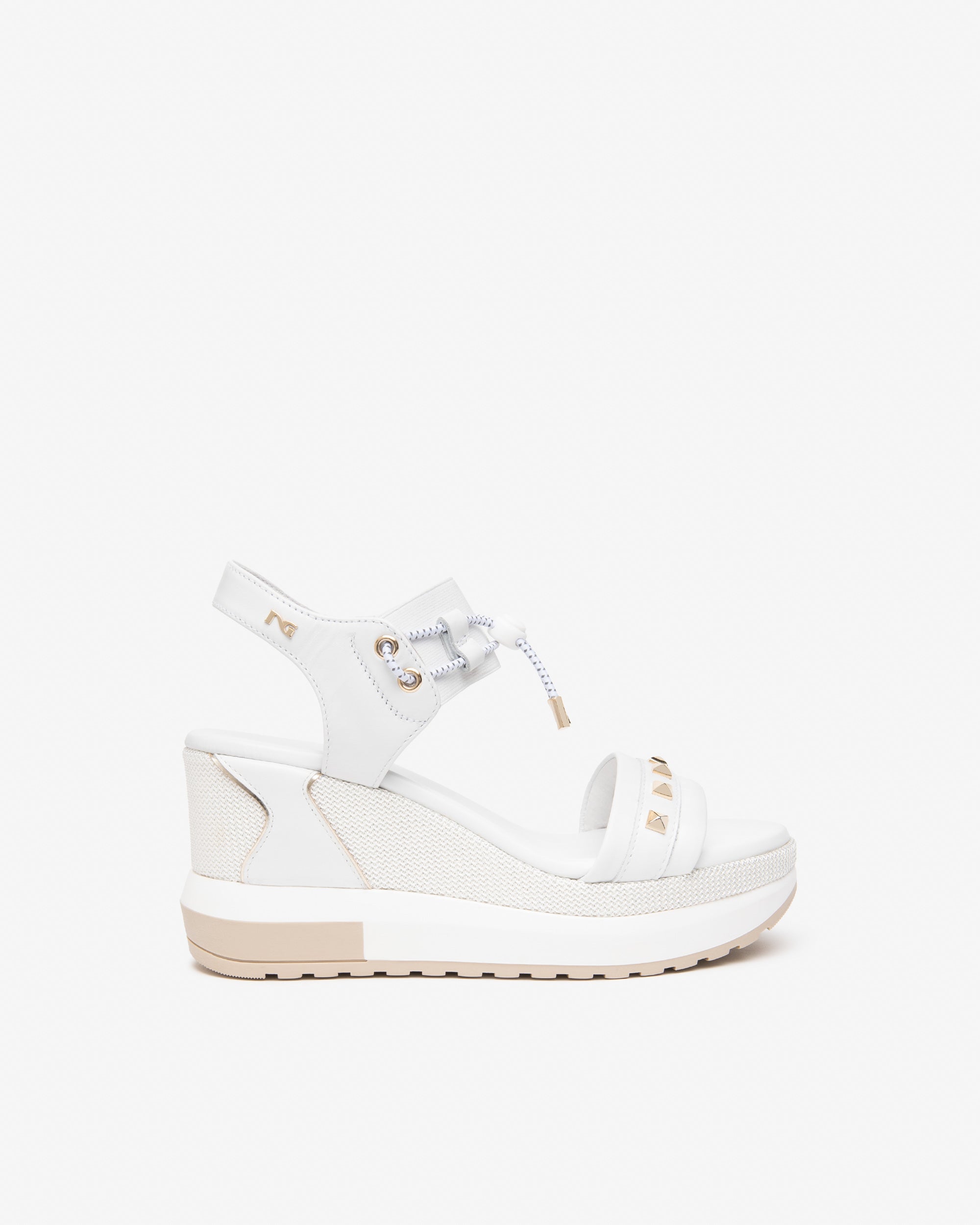 NeroGiardini Sandales Femme Cuir Toile Nu-pieds 38