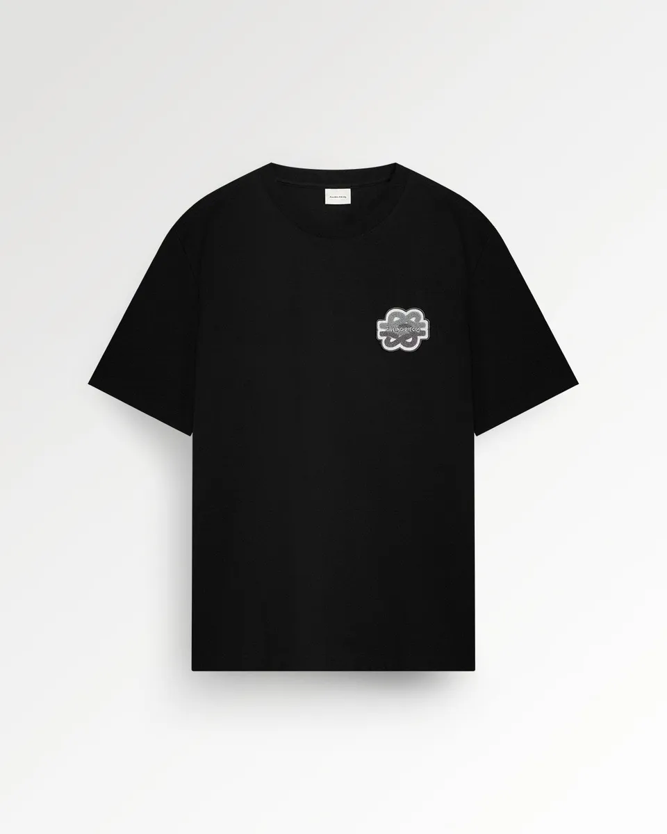 Filling Pieces Gowtu Tonal t-shirt Black coton bio unisexe