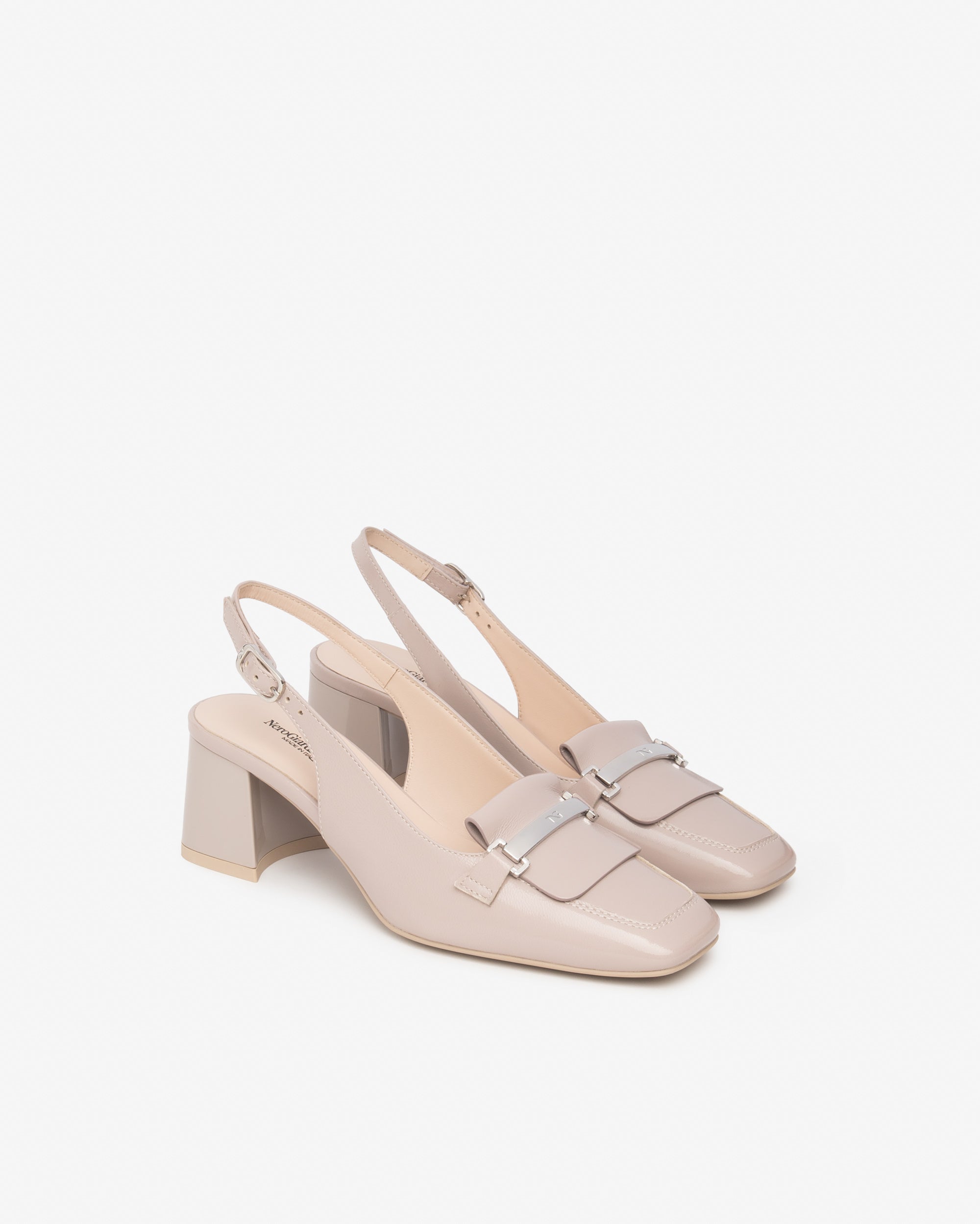 NeroGiardini Slingbacks Femme Cuir Talon Ville