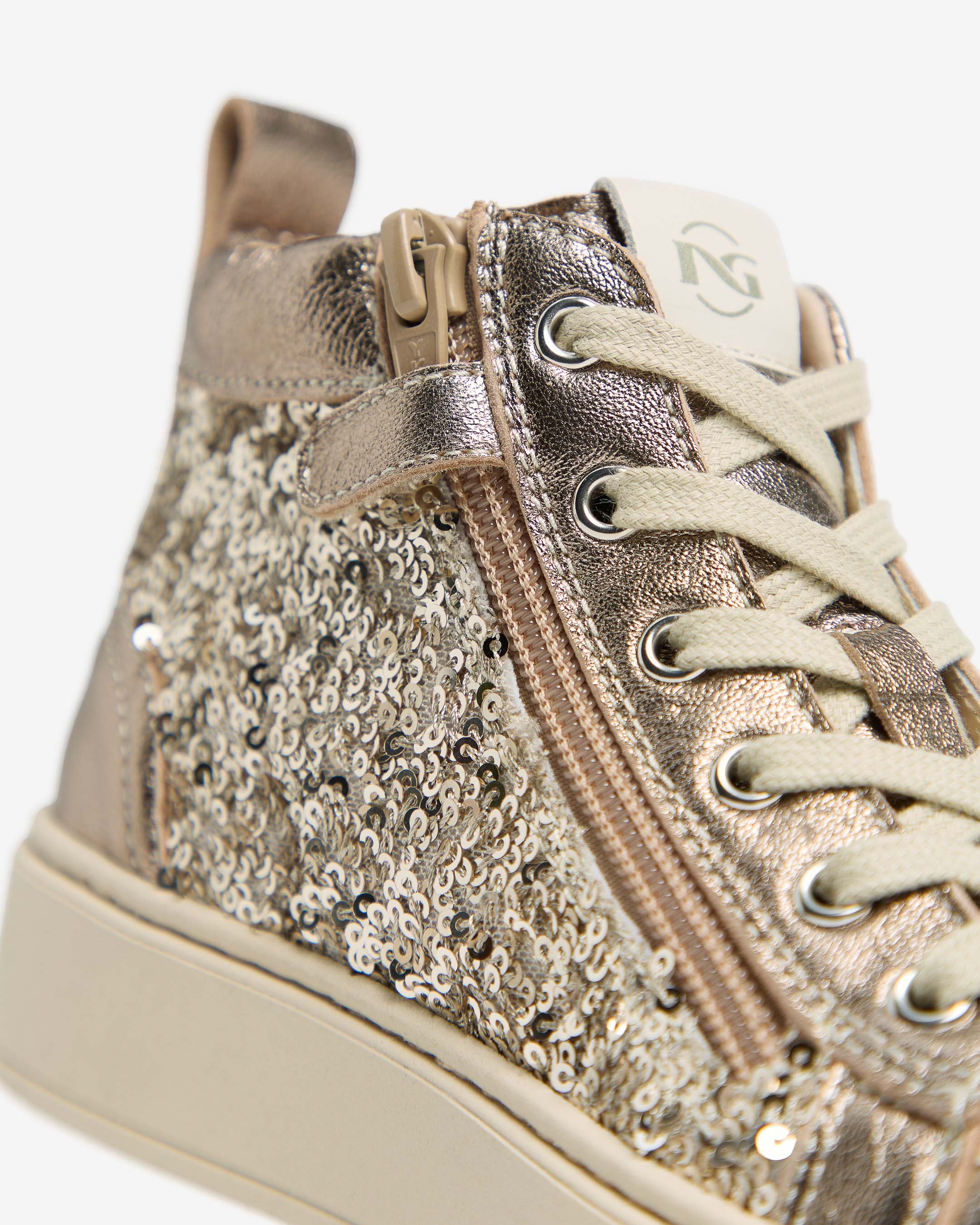 NeroGiardini Sneakers Teen baskets fille cuir tissu DryGo