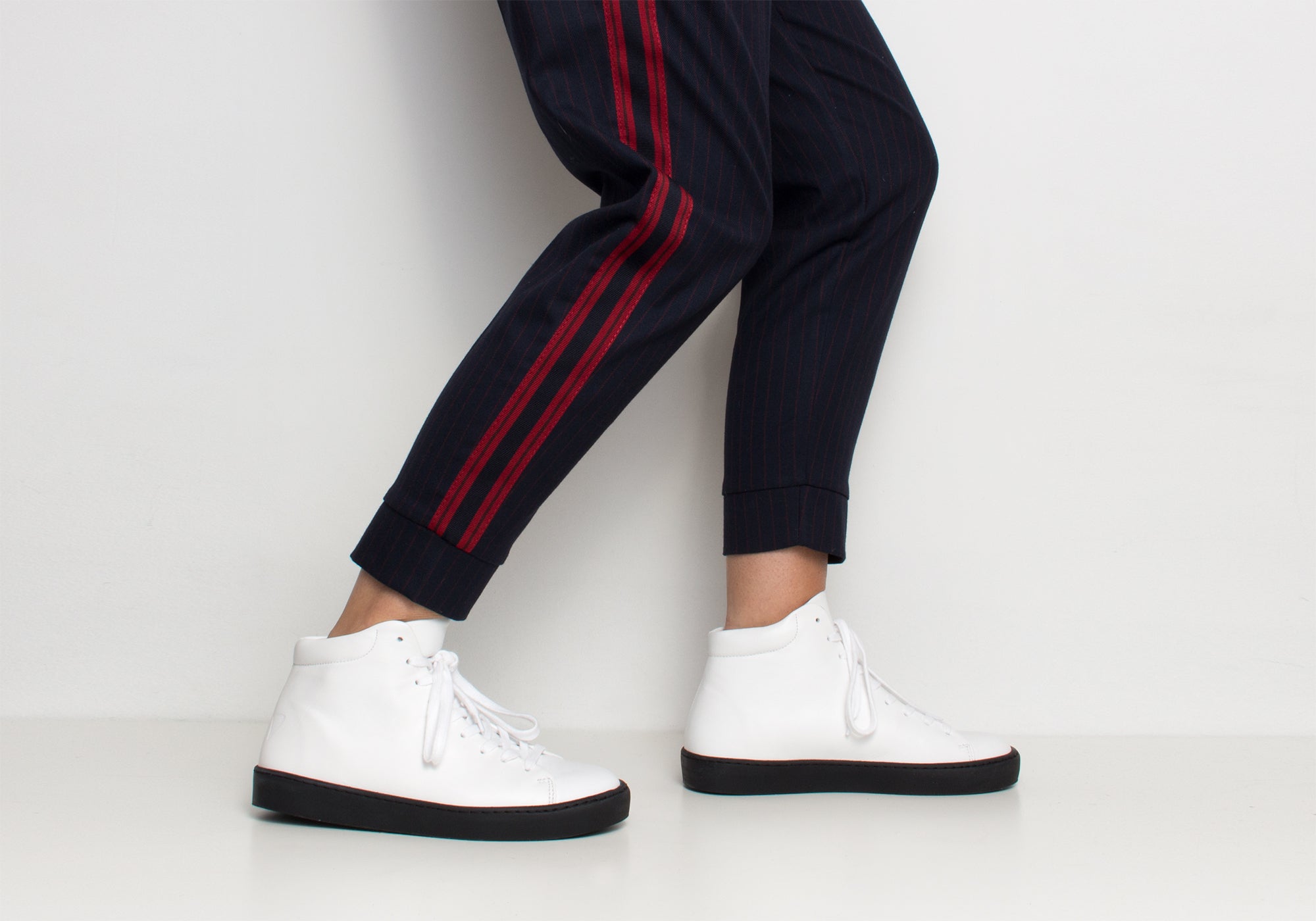 JAK Royal Hi WOB sneakers cuir pleine fleur