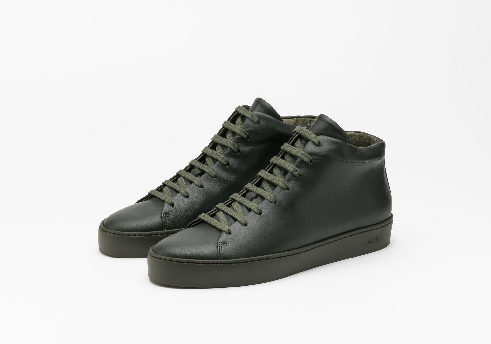 JAK Royal Hi sneakers montantes cuir Bottle unisexe
